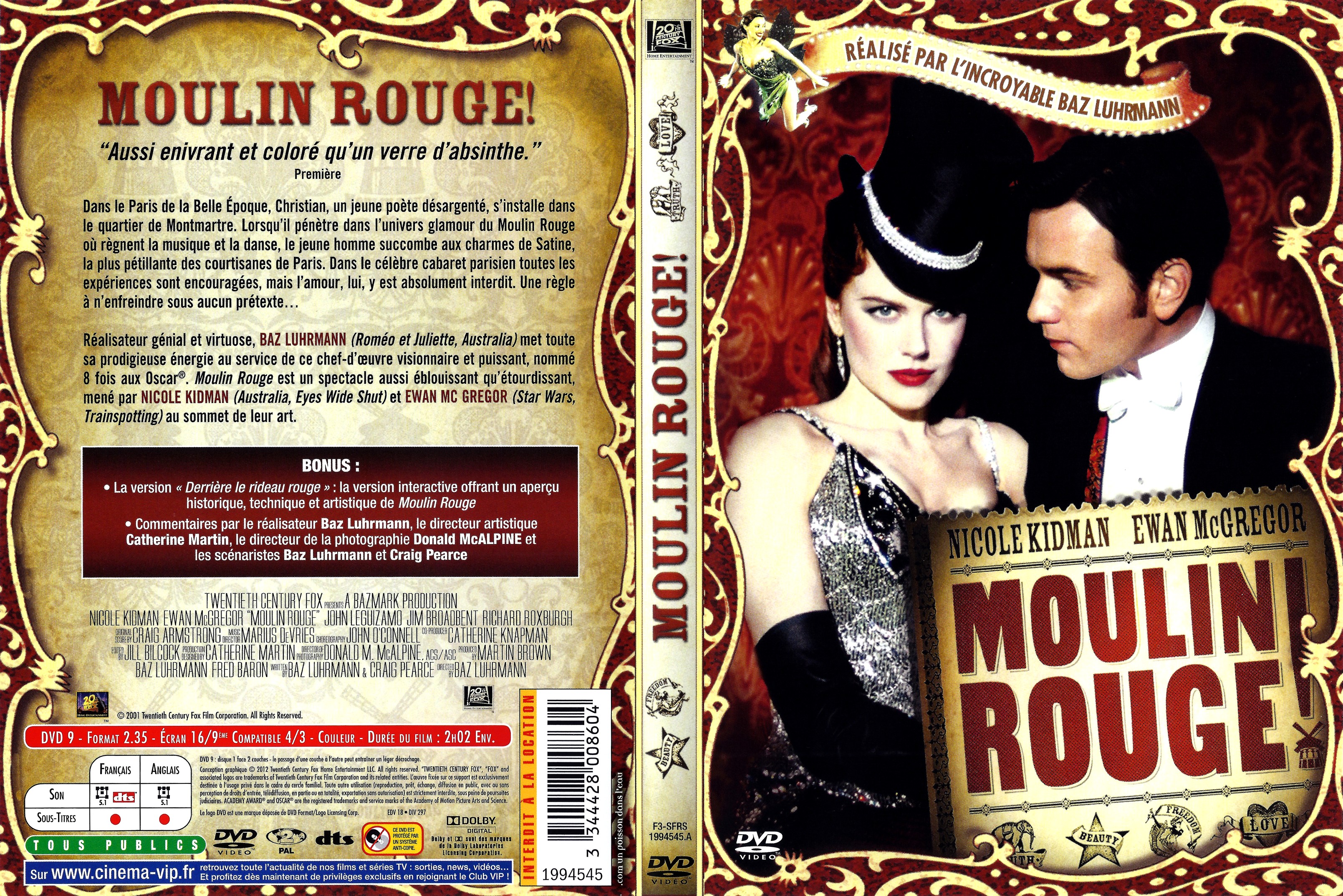 Jaquette DVD Moulin Rouge v6