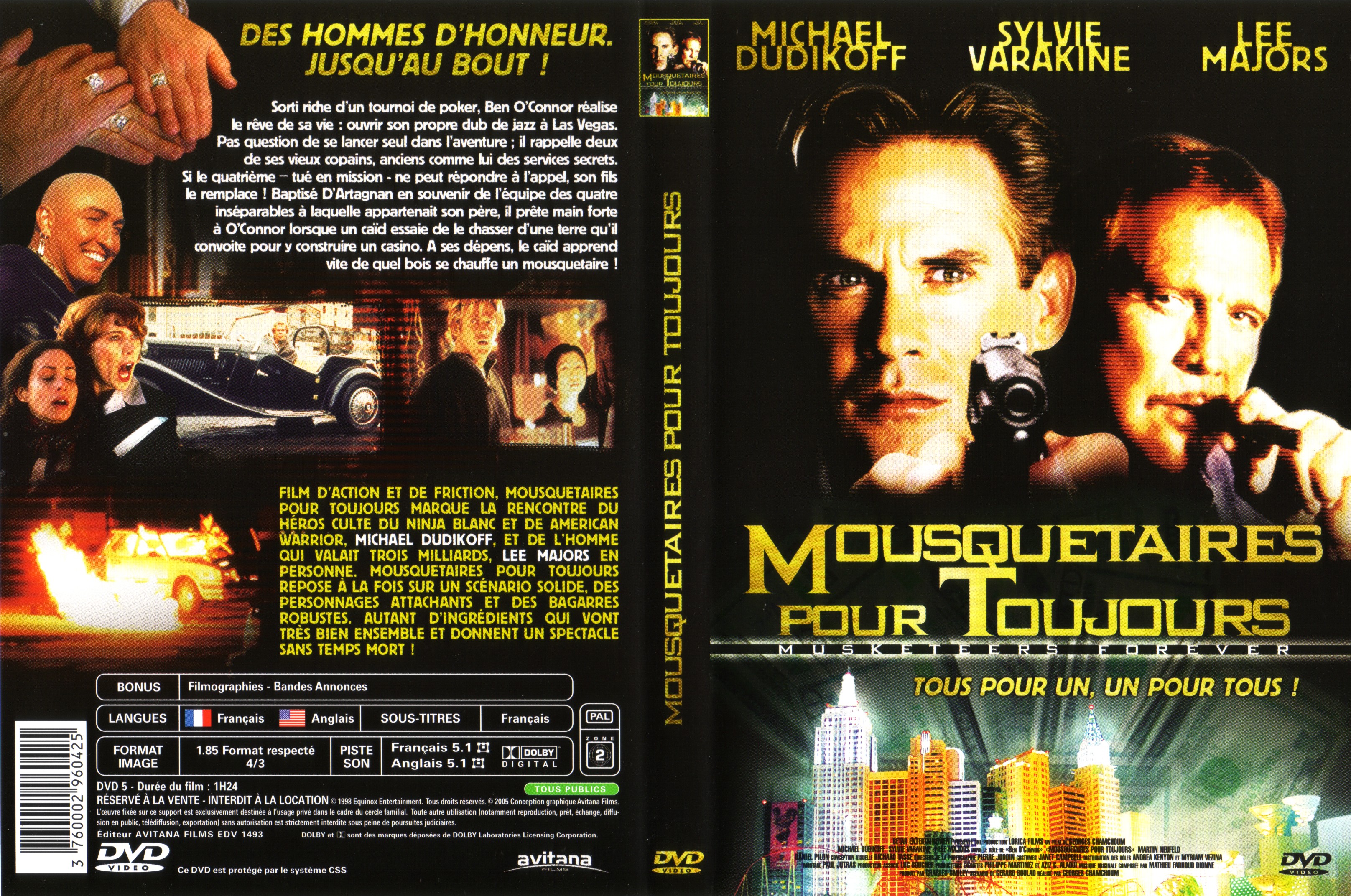 Jaquette DVD Mousquetaires pour toujours