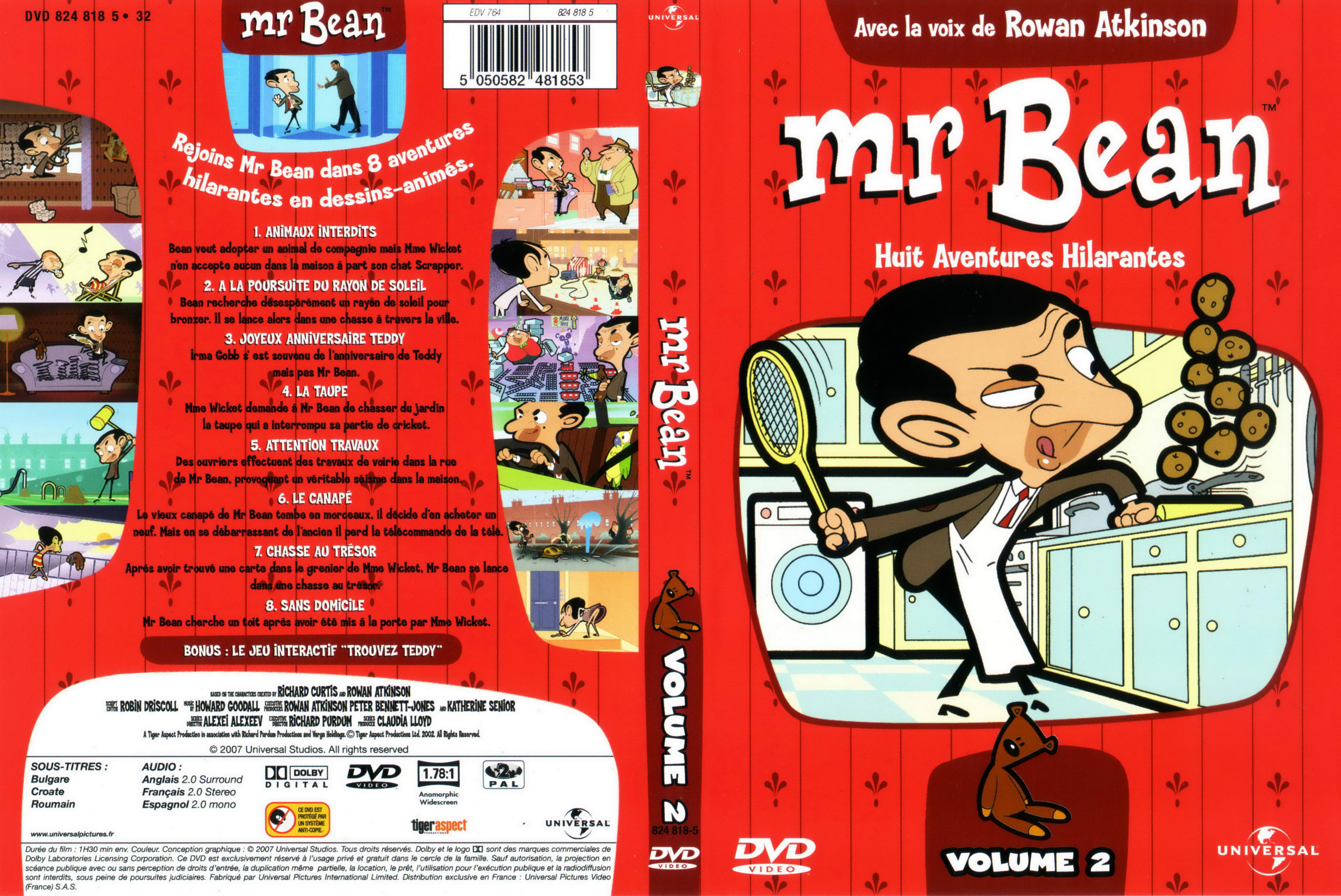 Jaquette DVD Mr Bean DA vol 2