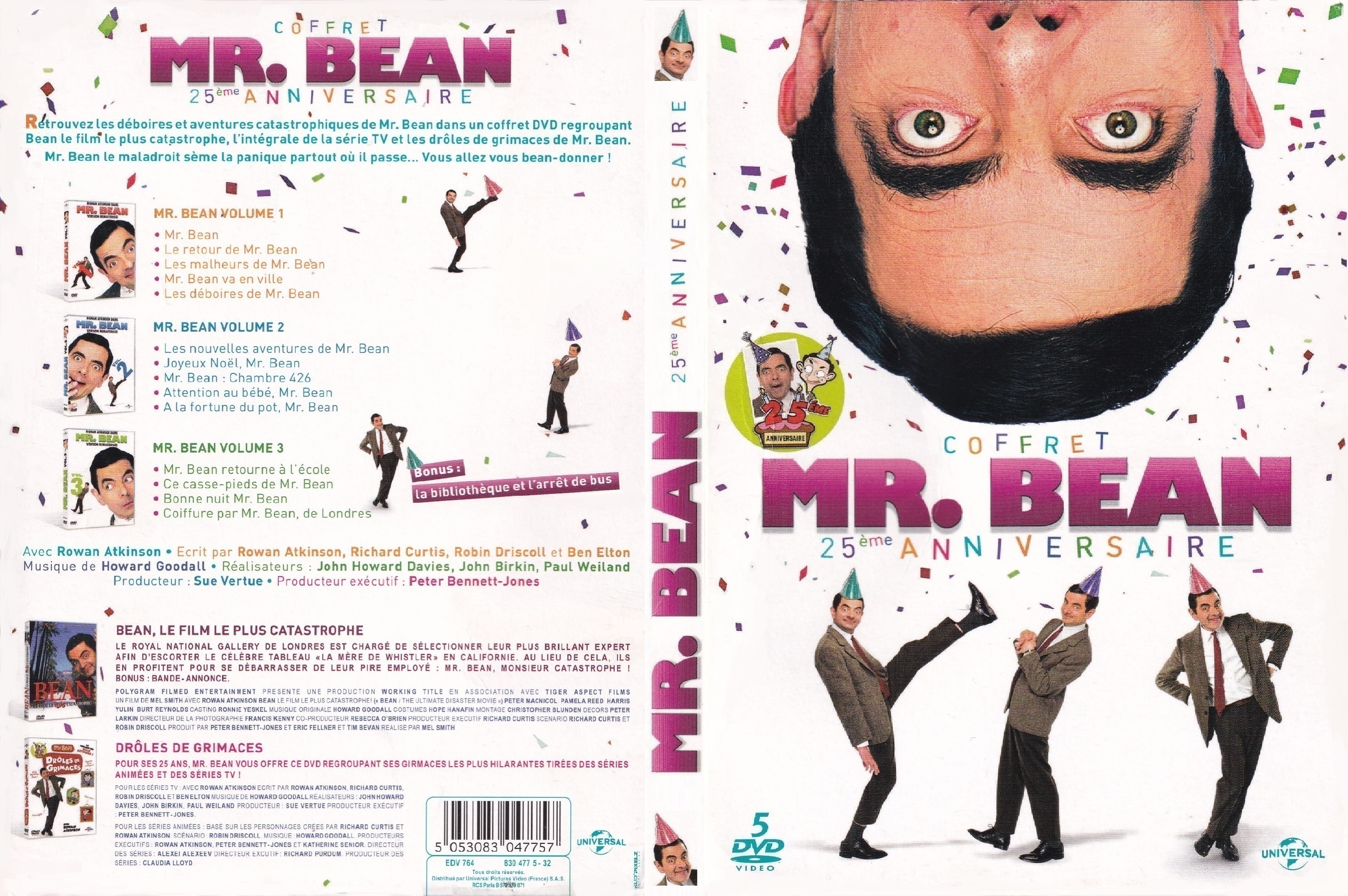 Jaquette DVD Mr Bean - Coffret 25e Anniversaire