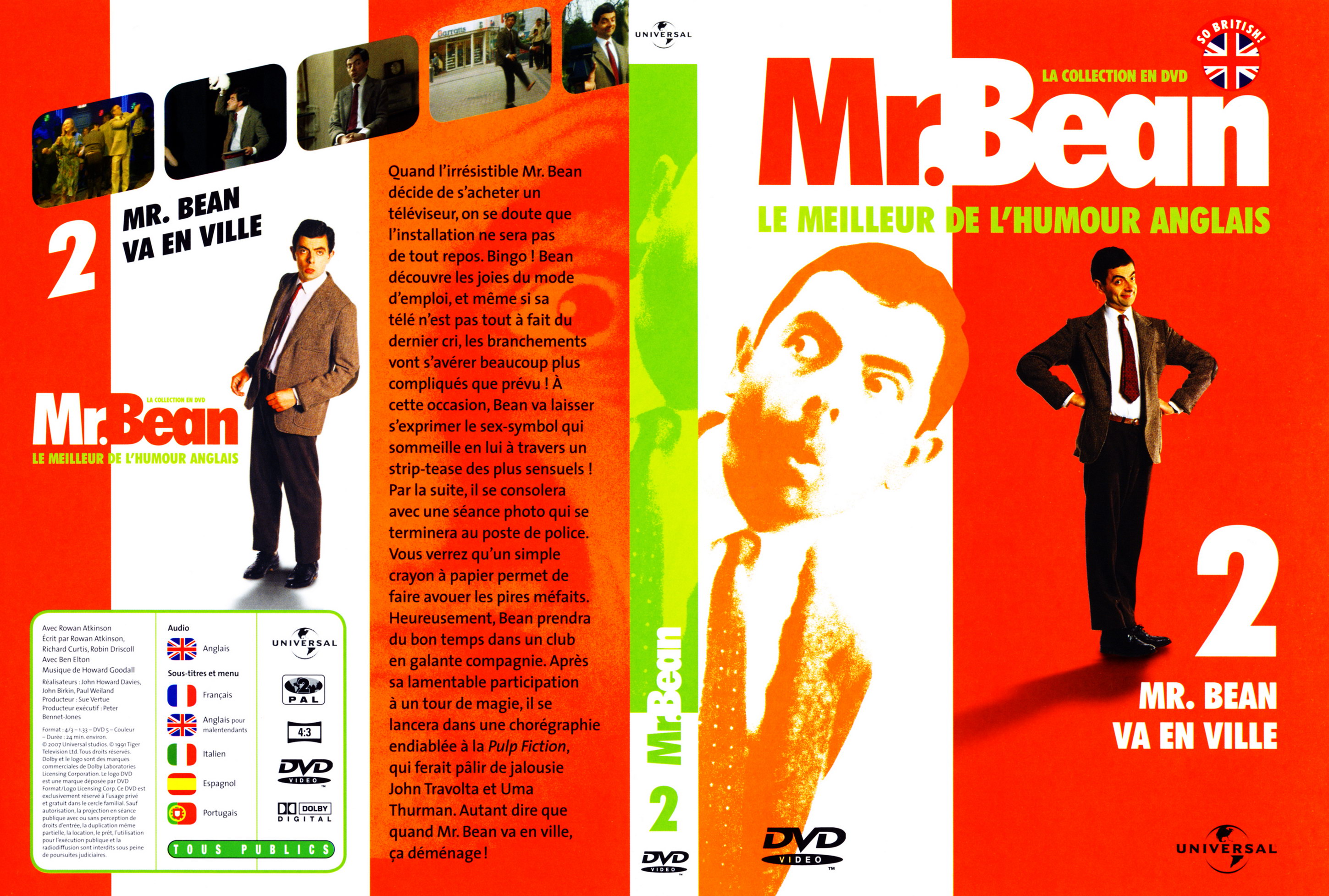 Jaquette DVD Mr Bean vol 2 v2