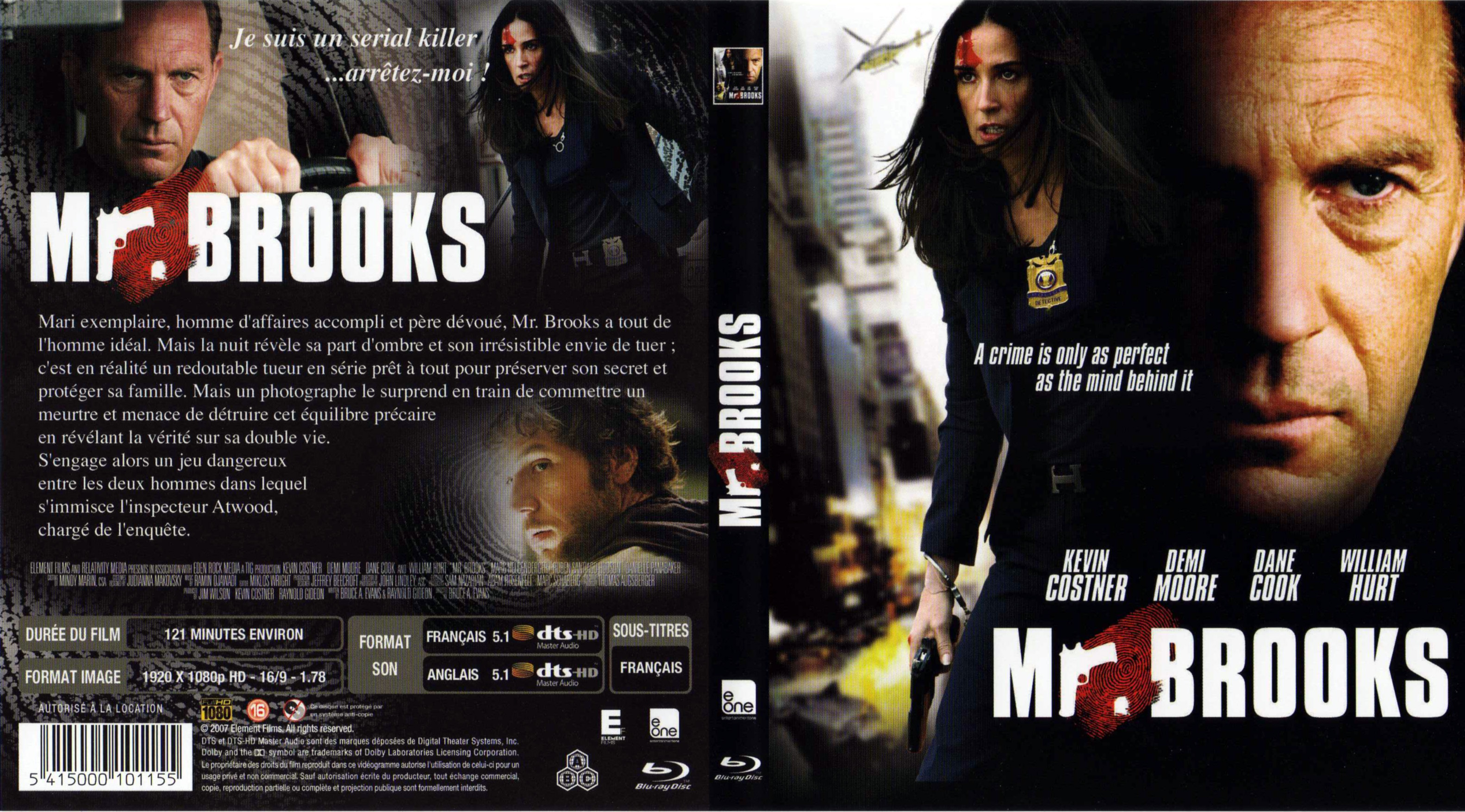 Jaquette DVD Mr Brooks (BLU-RAY)