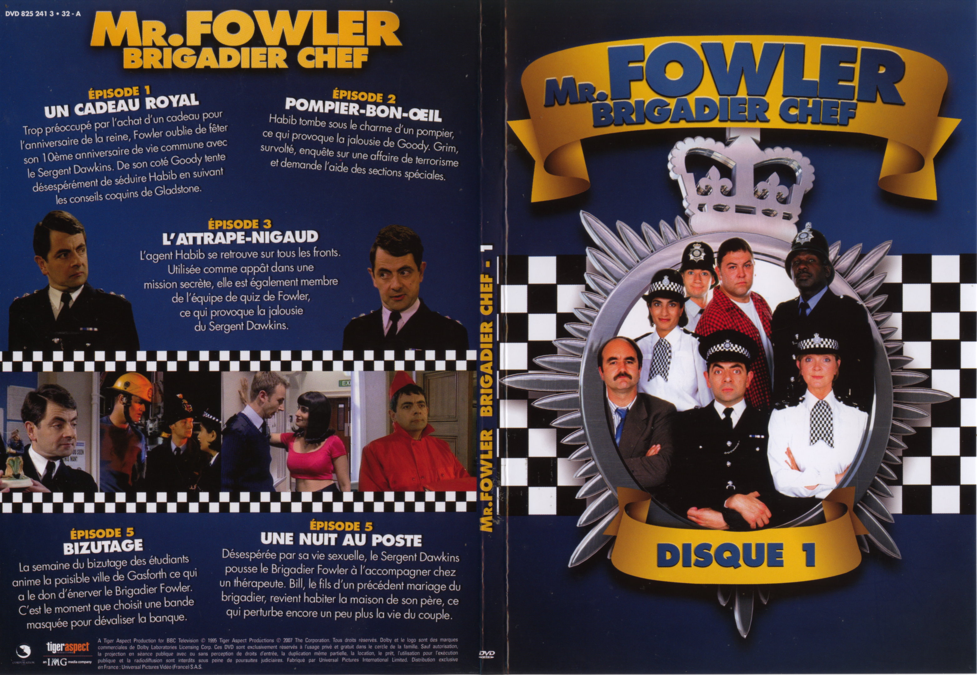 Jaquette DVD Mr Fowler brigadier chef DVD 1