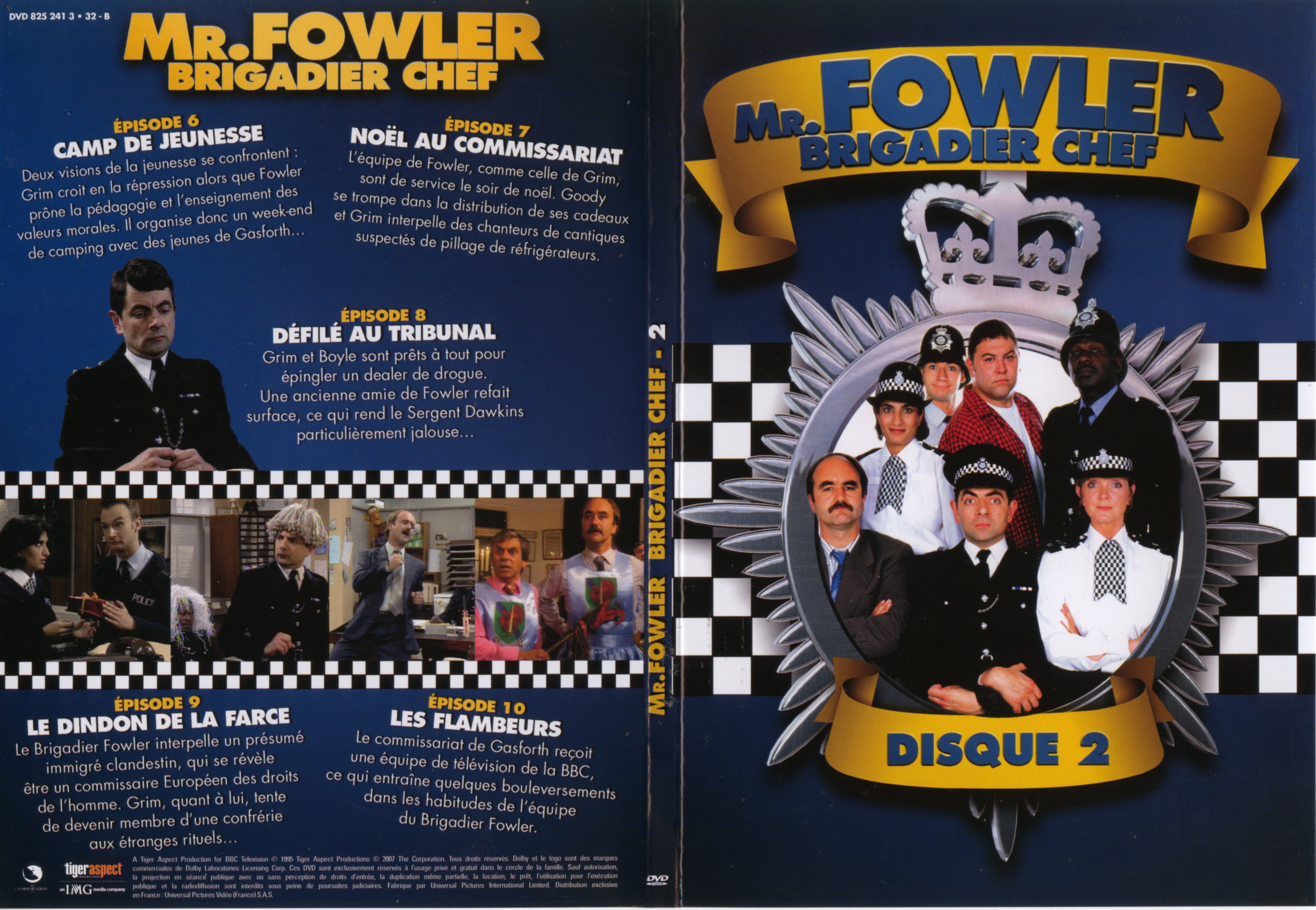 Jaquette DVD Mr Fowler brigadier chef DVD 2