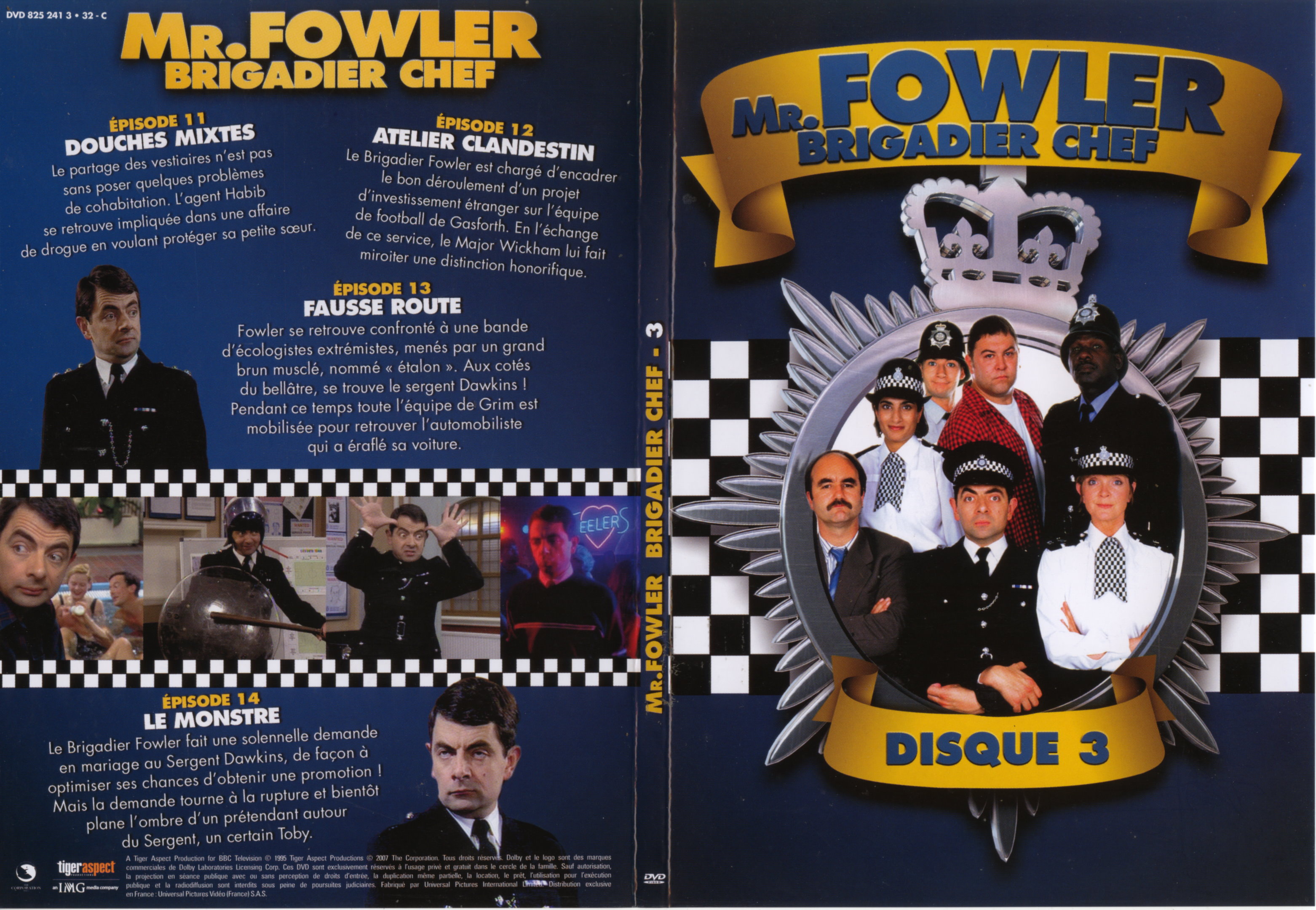 Jaquette DVD Mr Fowler brigadier chef DVD 3