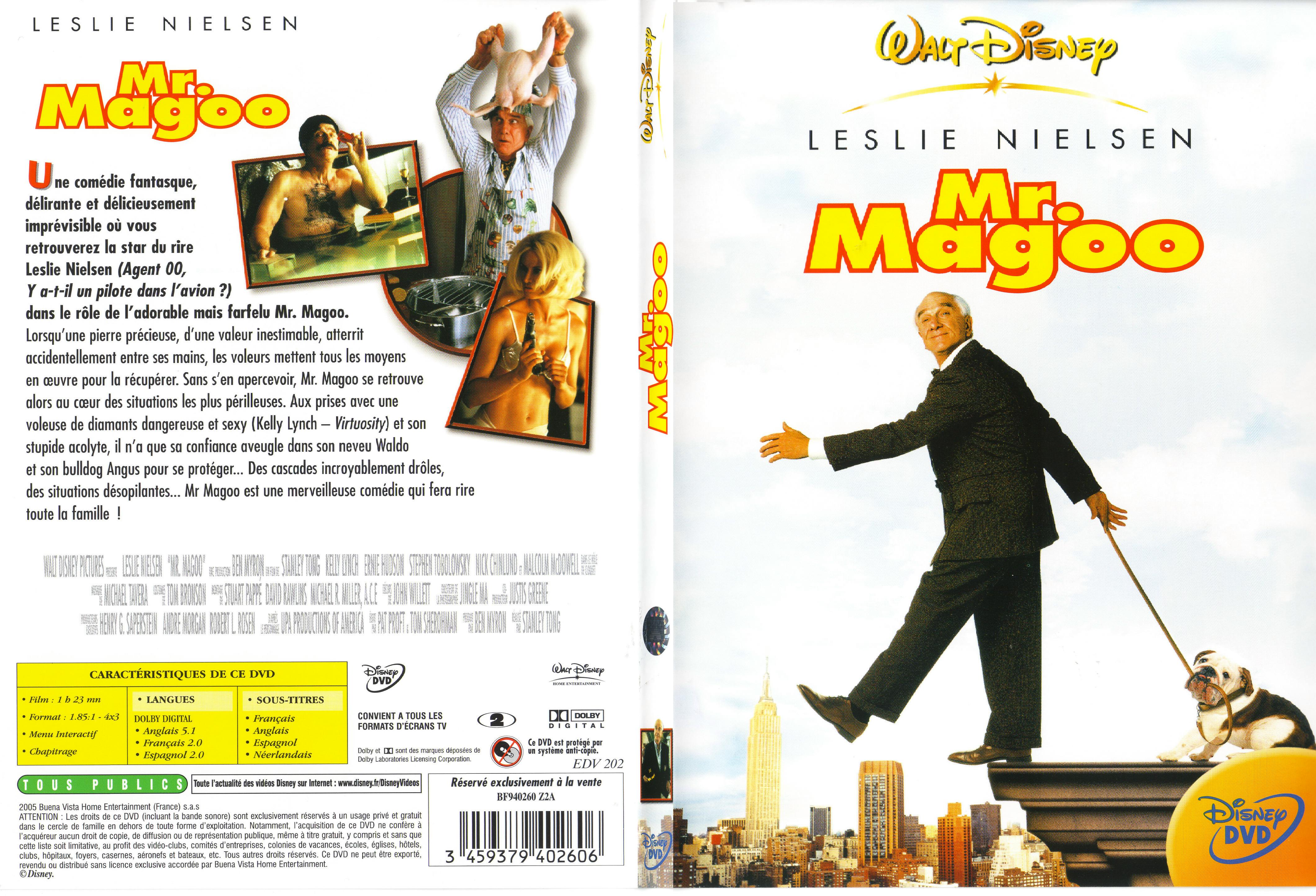 Jaquette DVD Mr Magoo - SLIM