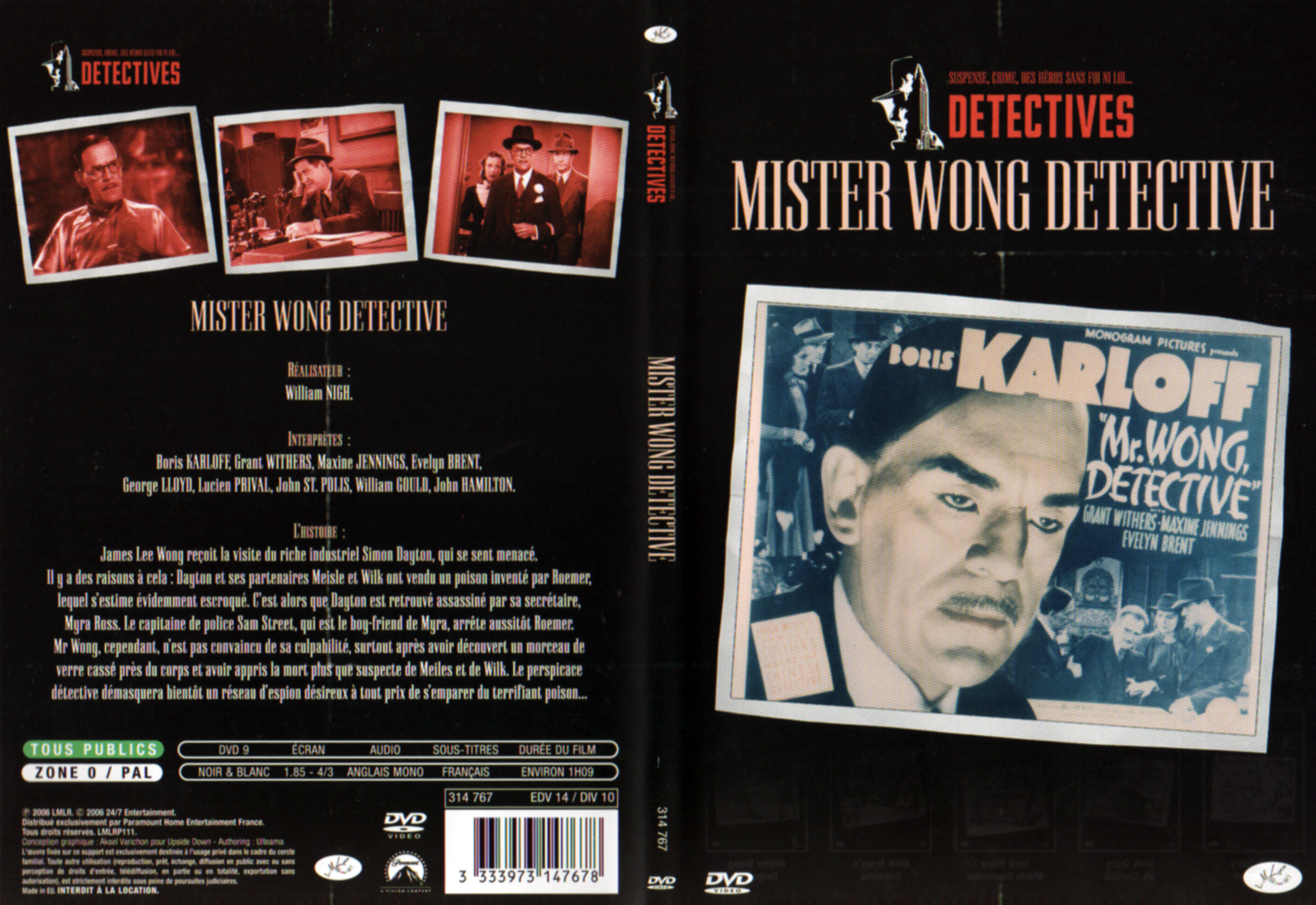Jaquette DVD Mr Wong detective
