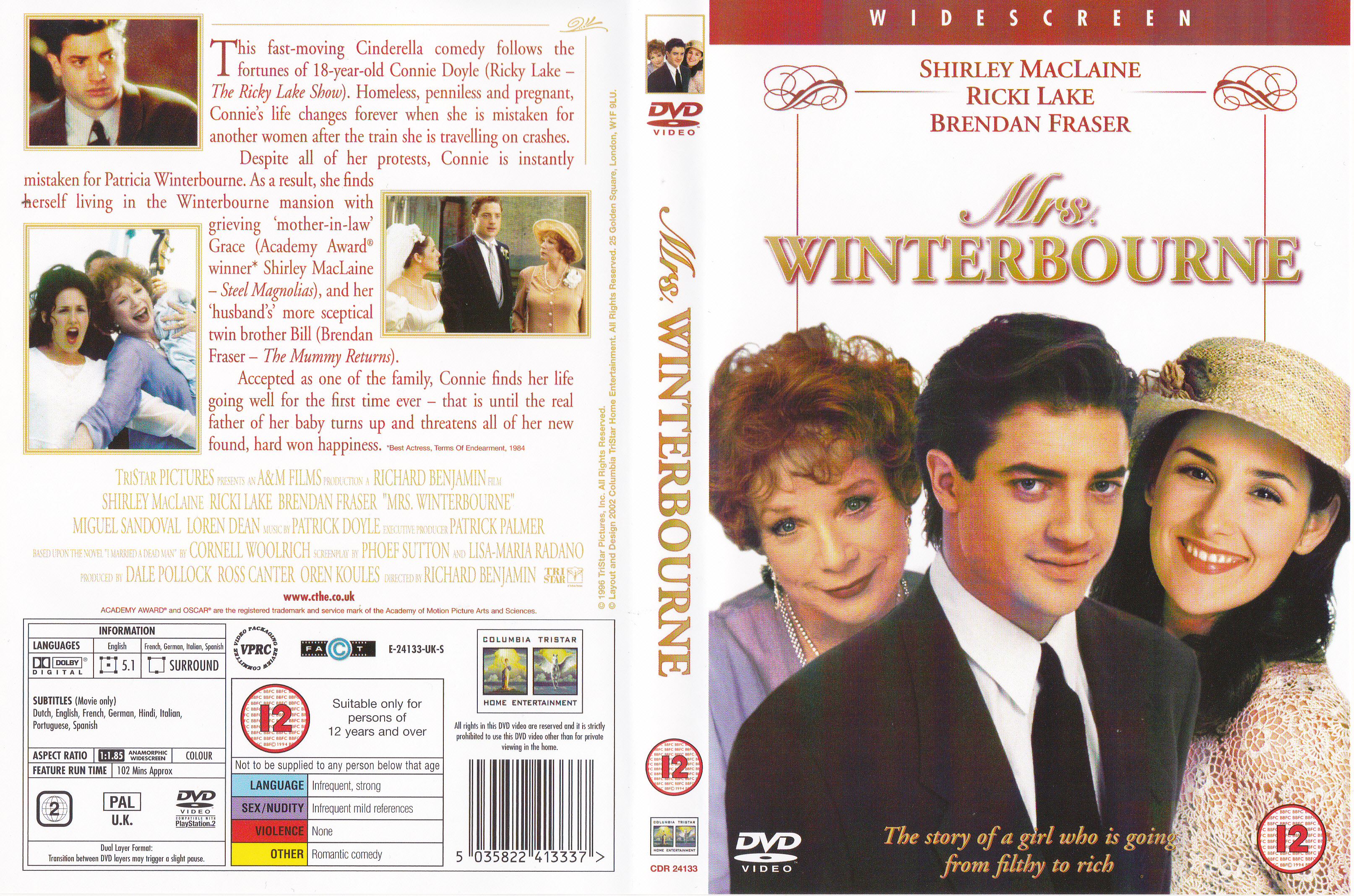 Jaquette DVD Mrs Winterbourne Zone 1