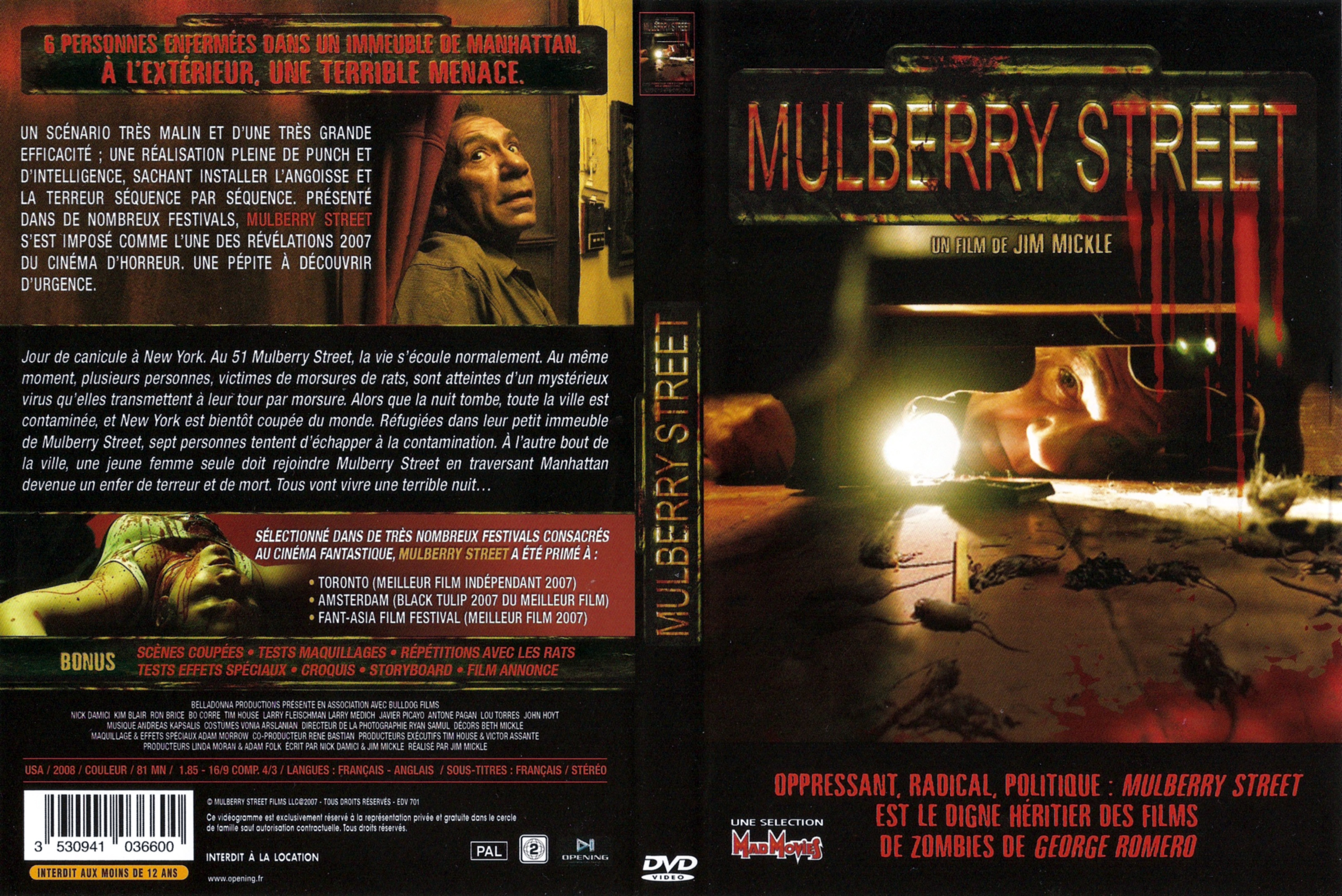 Jaquette DVD Mulberry Street