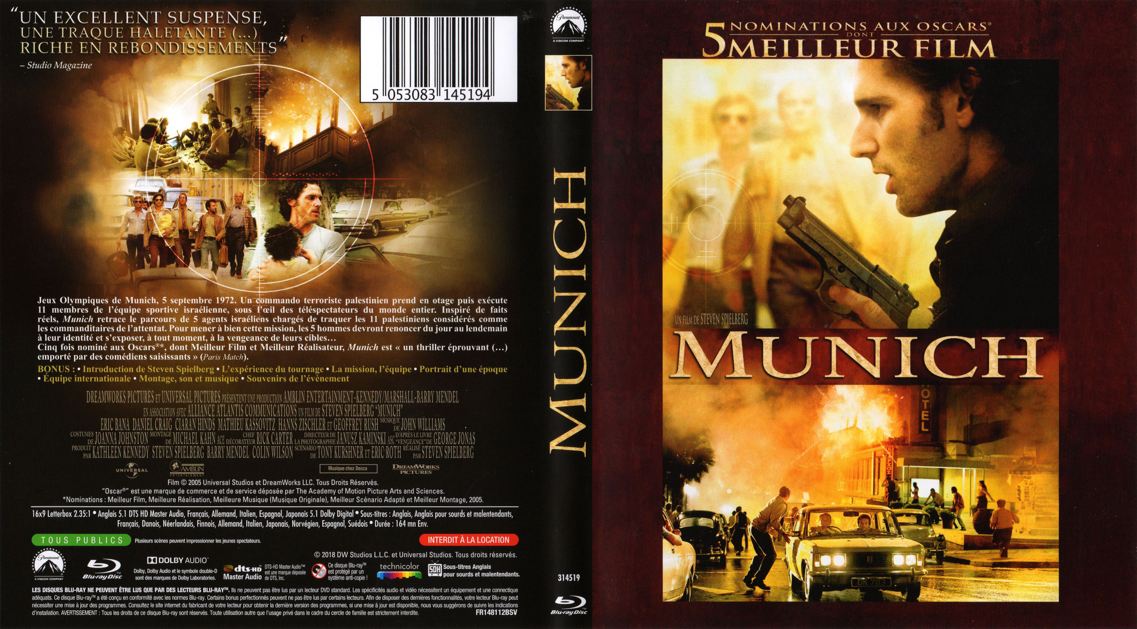 Jaquette DVD Munich (BLU-RAY)