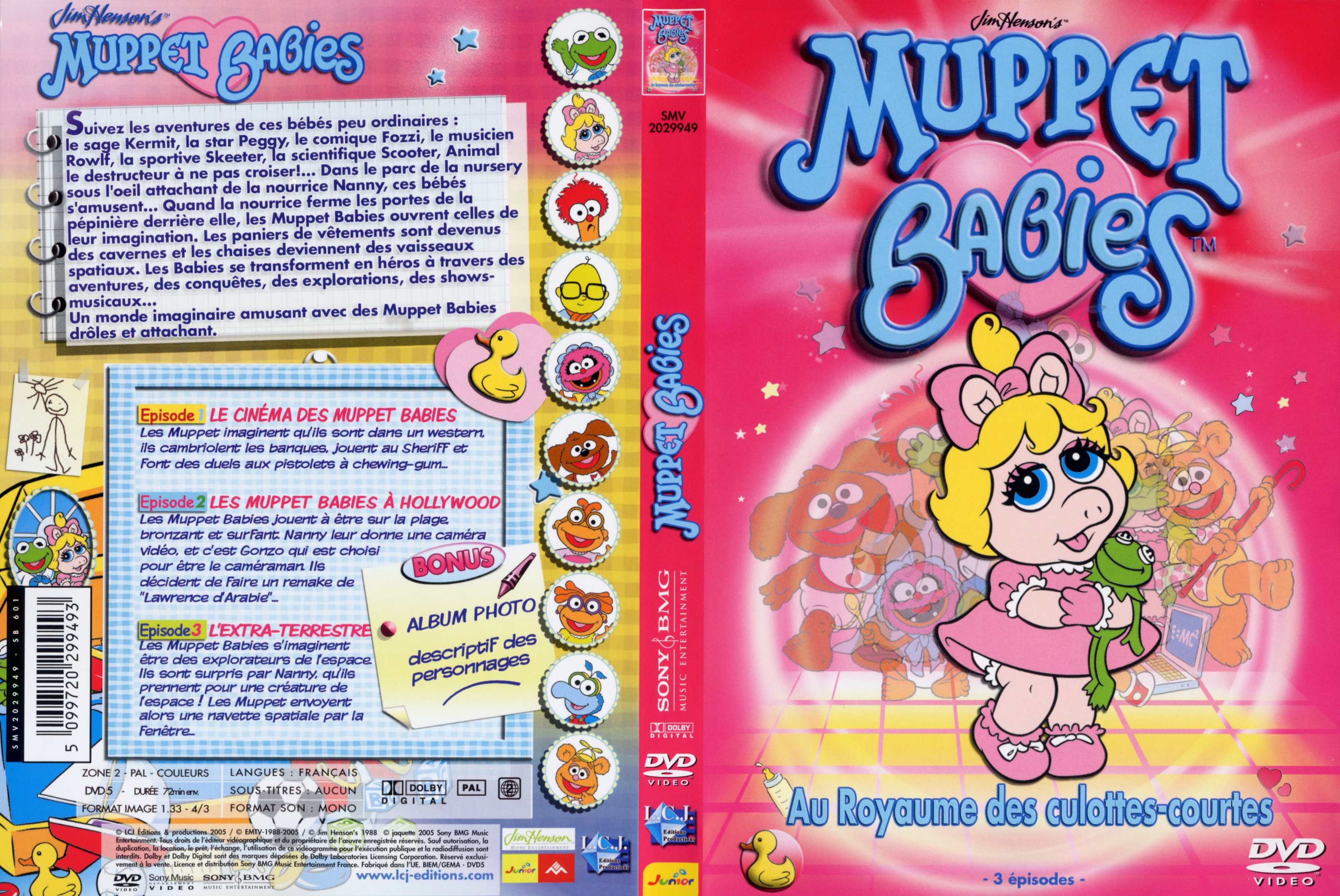 Jaquette DVD Muppets babies