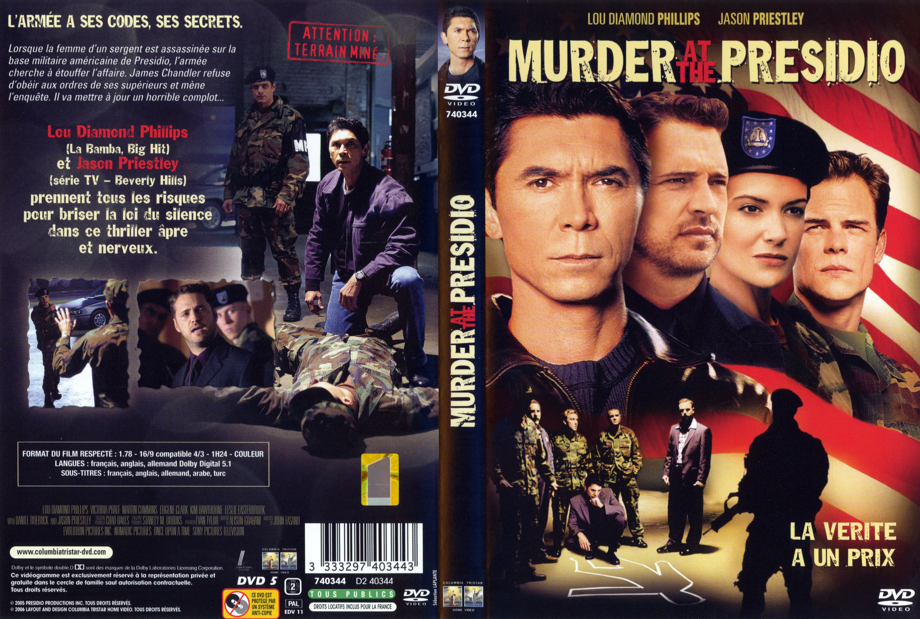 Jaquette DVD Murder at the presidio v2