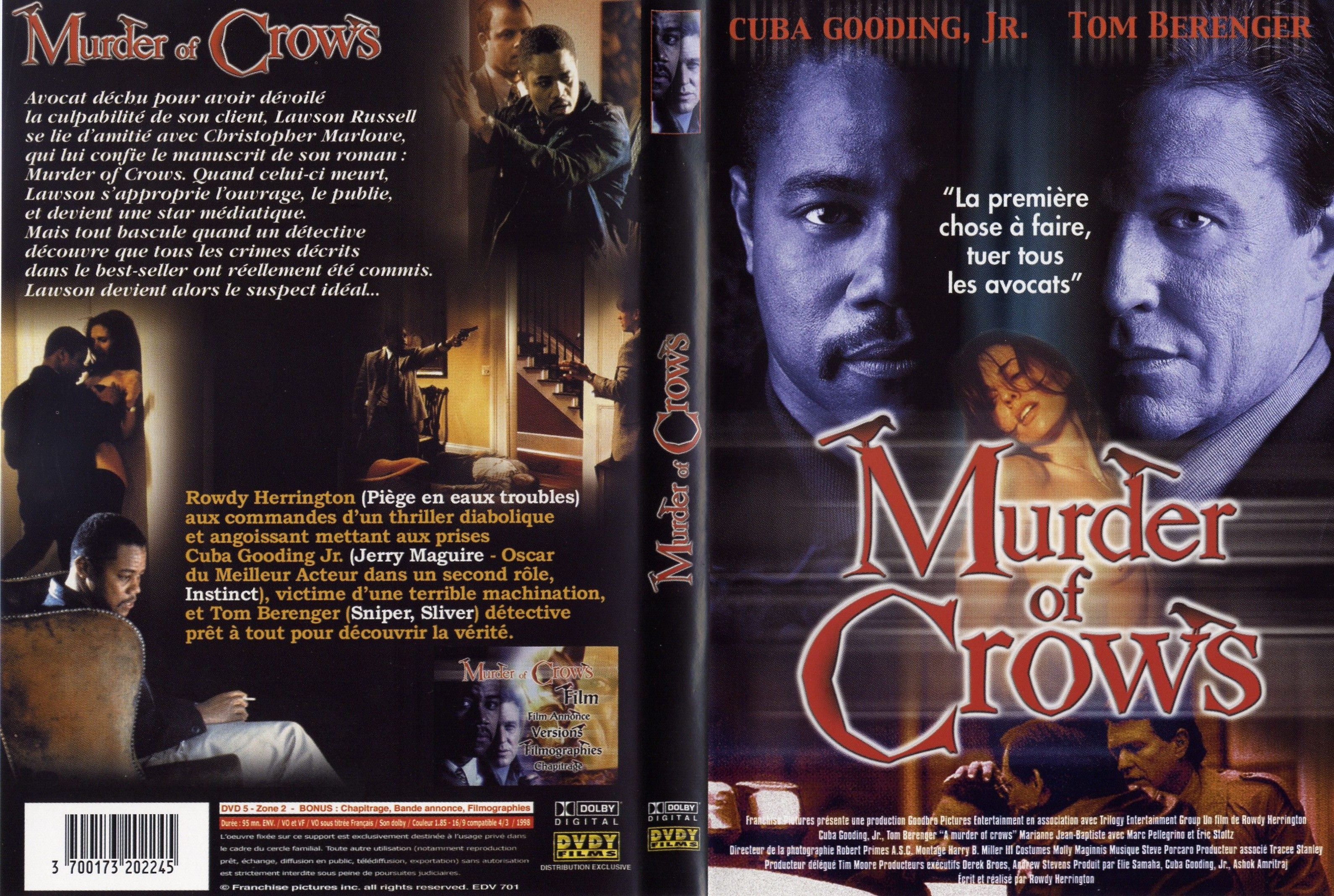 Jaquette DVD Murder of crows