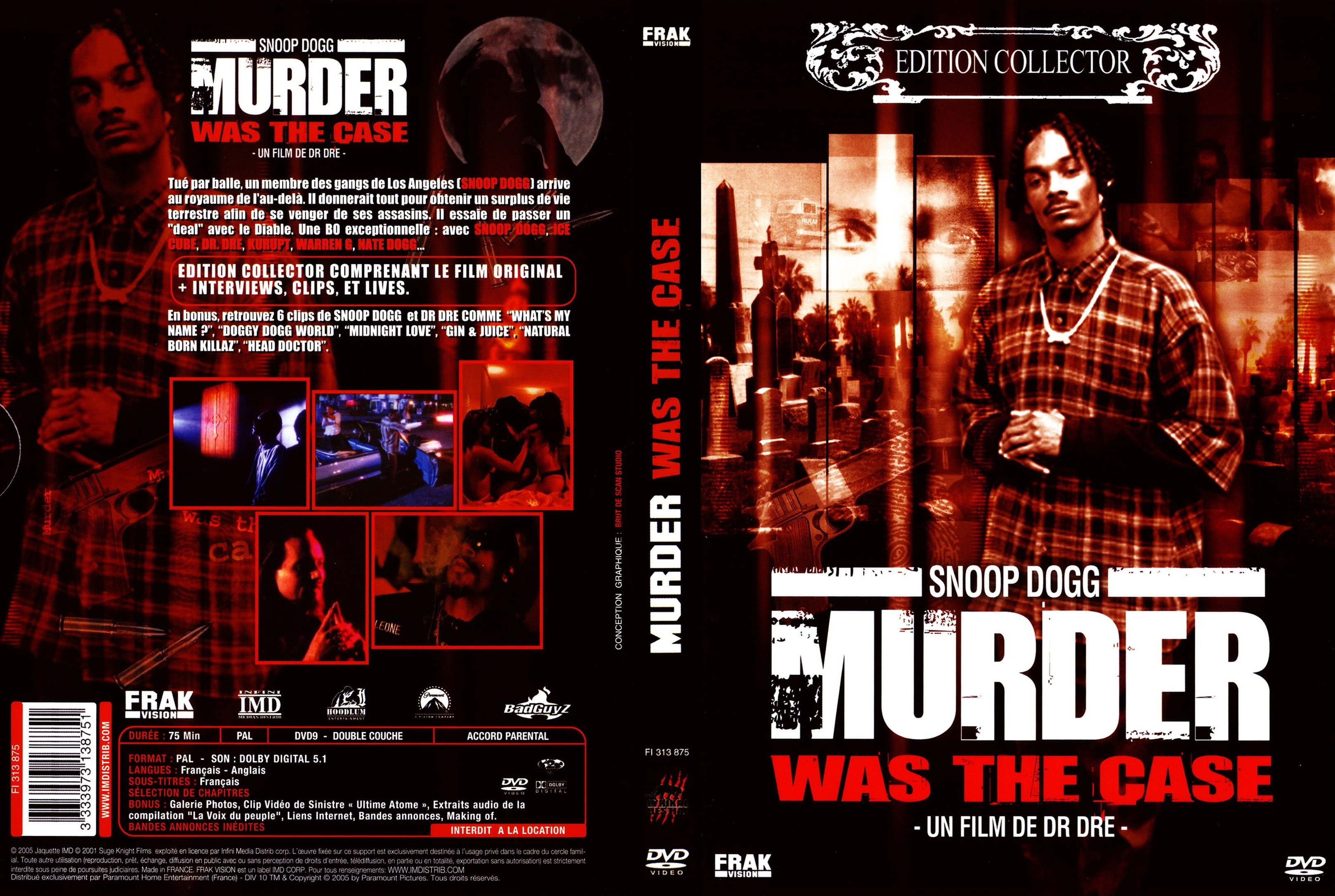 Jaquette DVD Murder was the case