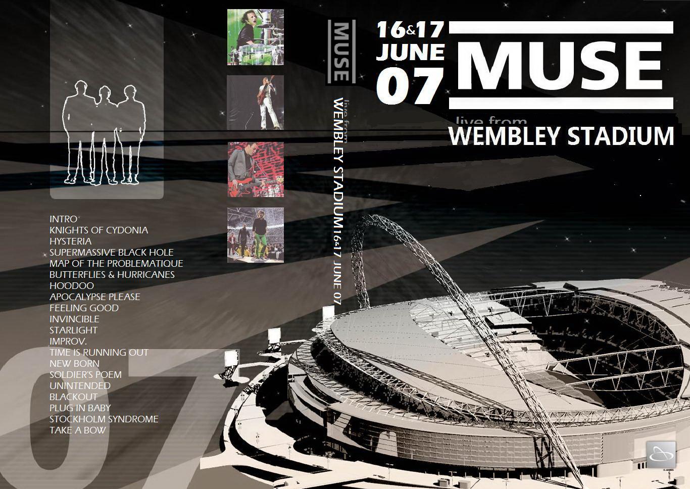 Jaquette DVD Muse Wembley Stadium custom