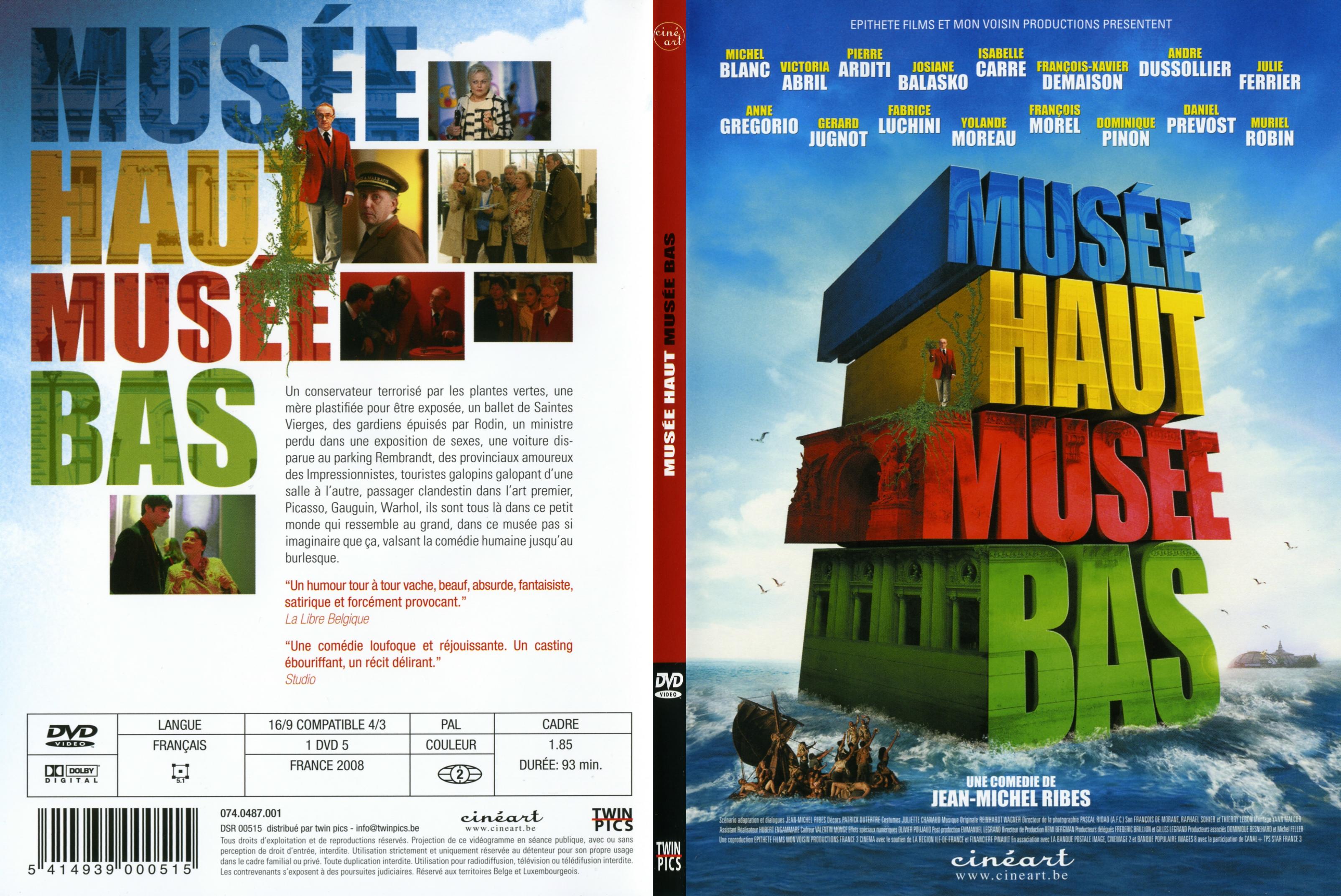 Jaquette DVD Musee haut musee bas - SLIM