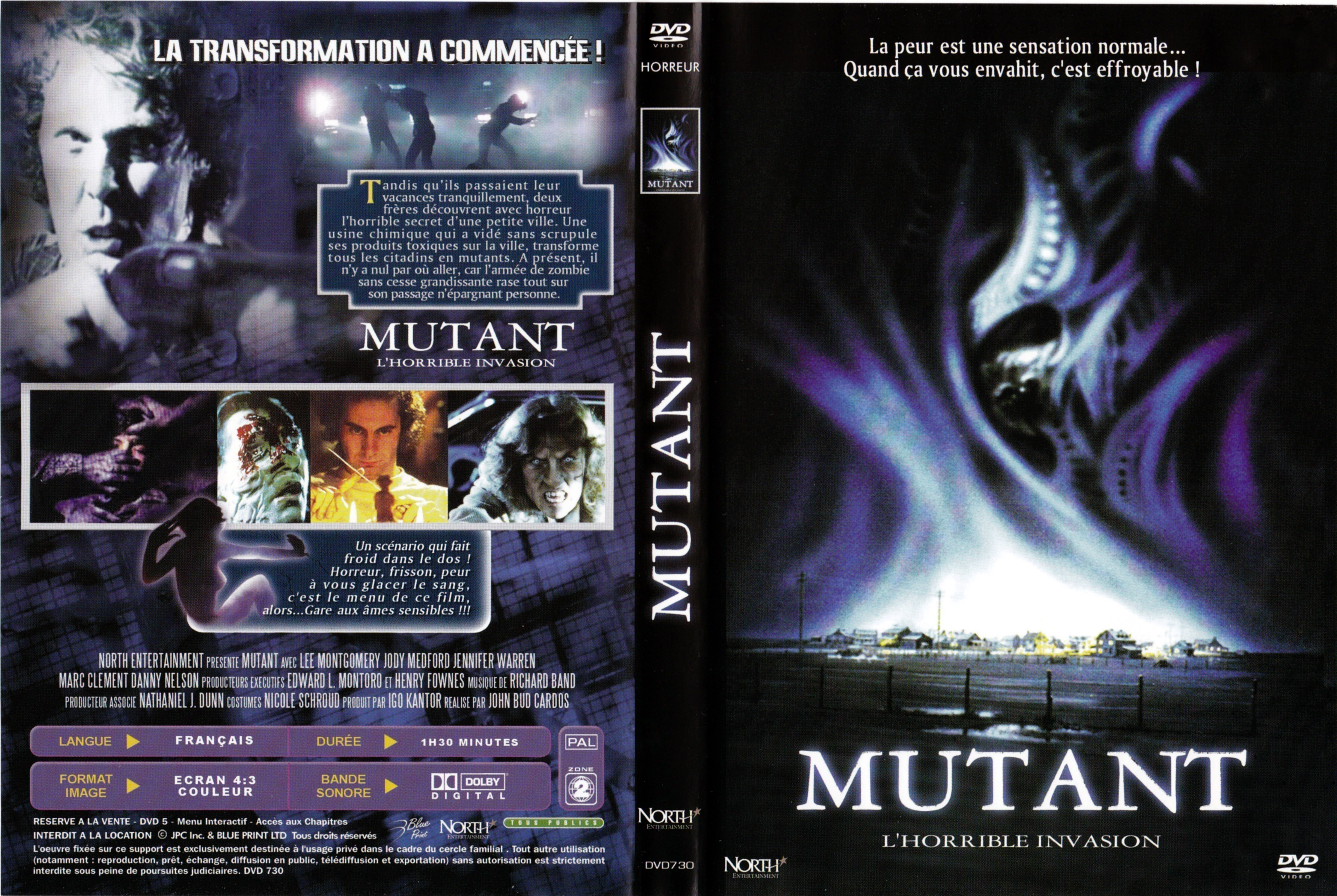 Jaquette DVD Mutant (1984)