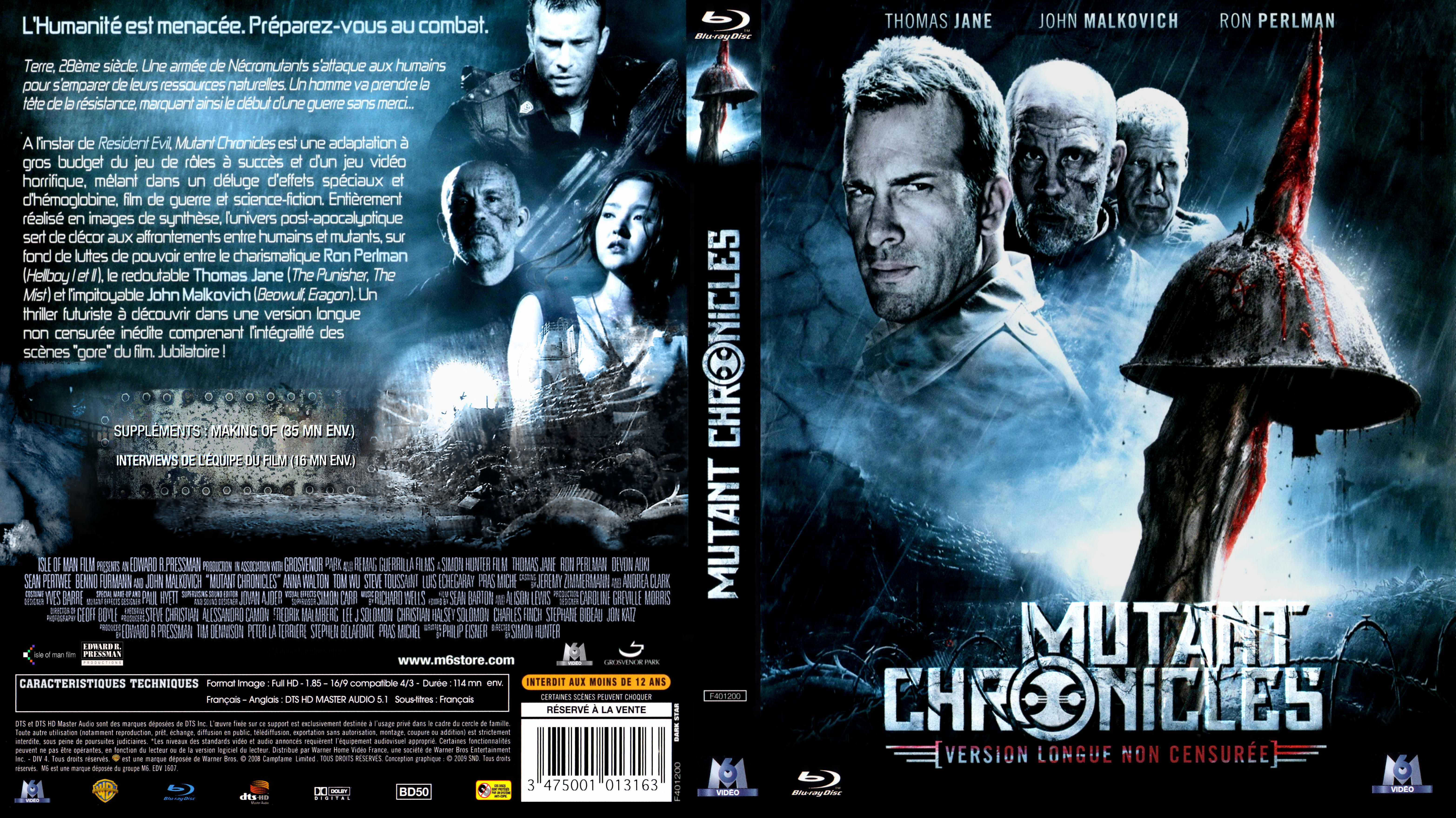 Jaquette DVD Mutant chronicles (BLU-RAY)