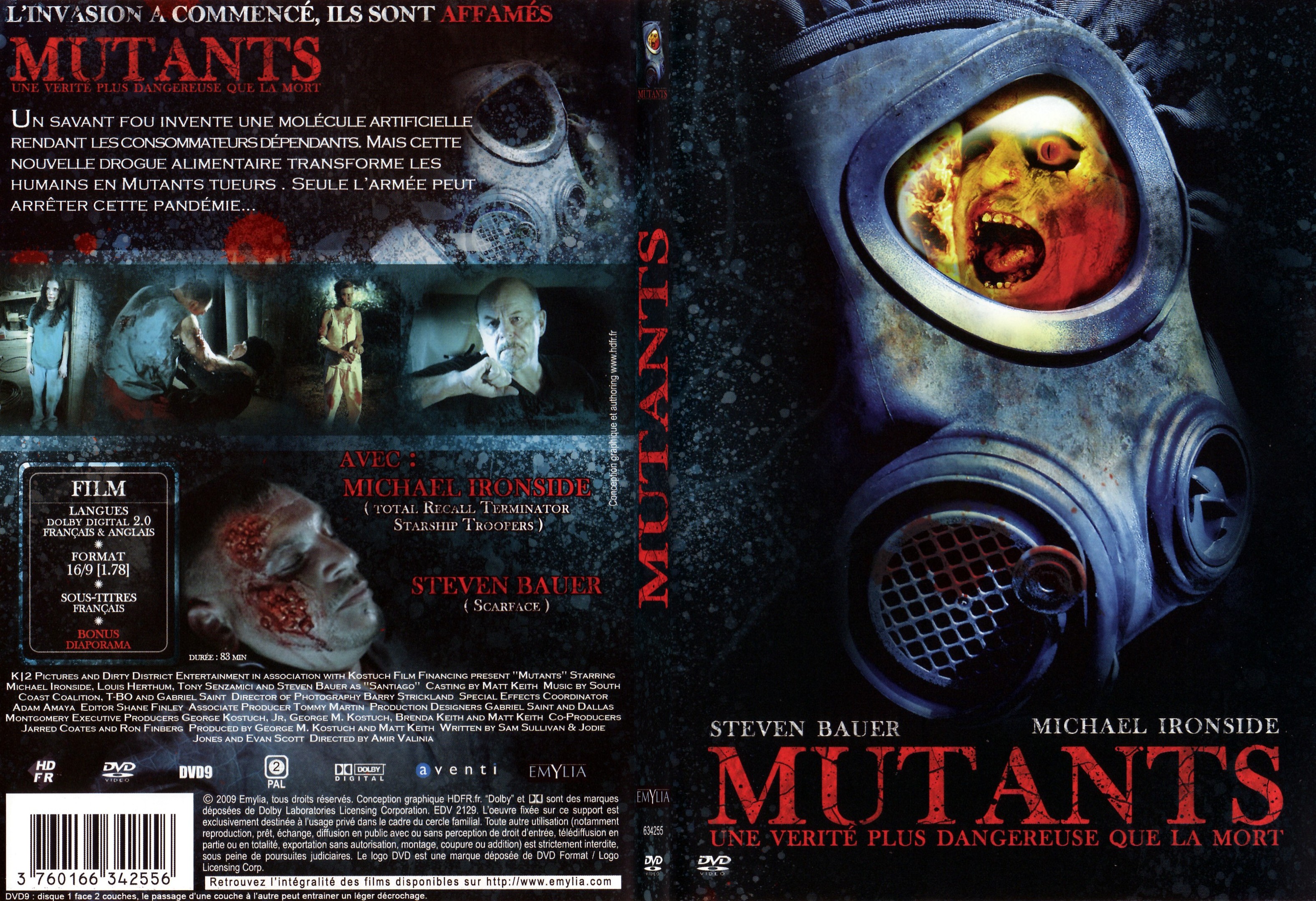 Jaquette DVD Mutants (2009) - SLIM