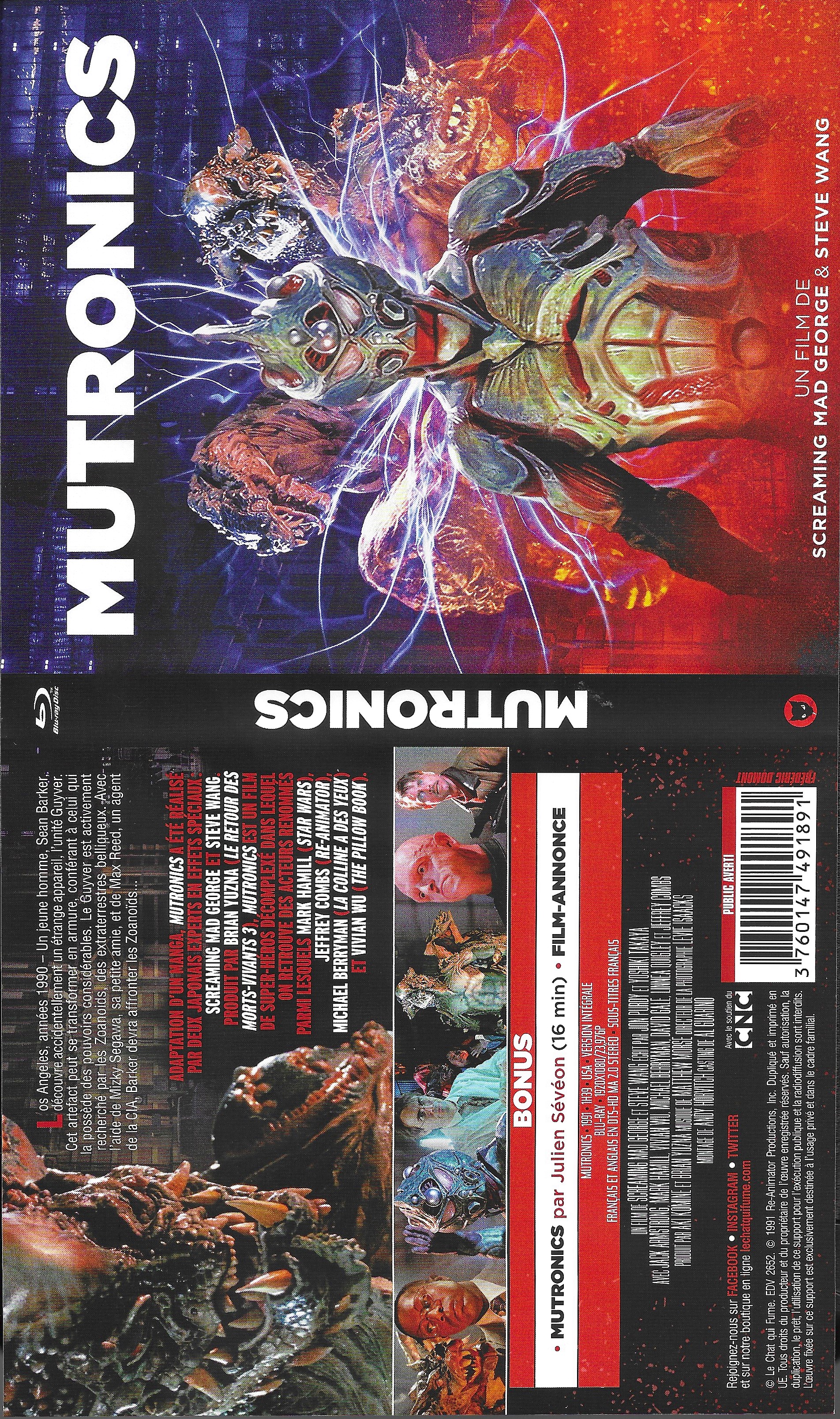 Jaquette DVD Mutronics (BLU-RAY)