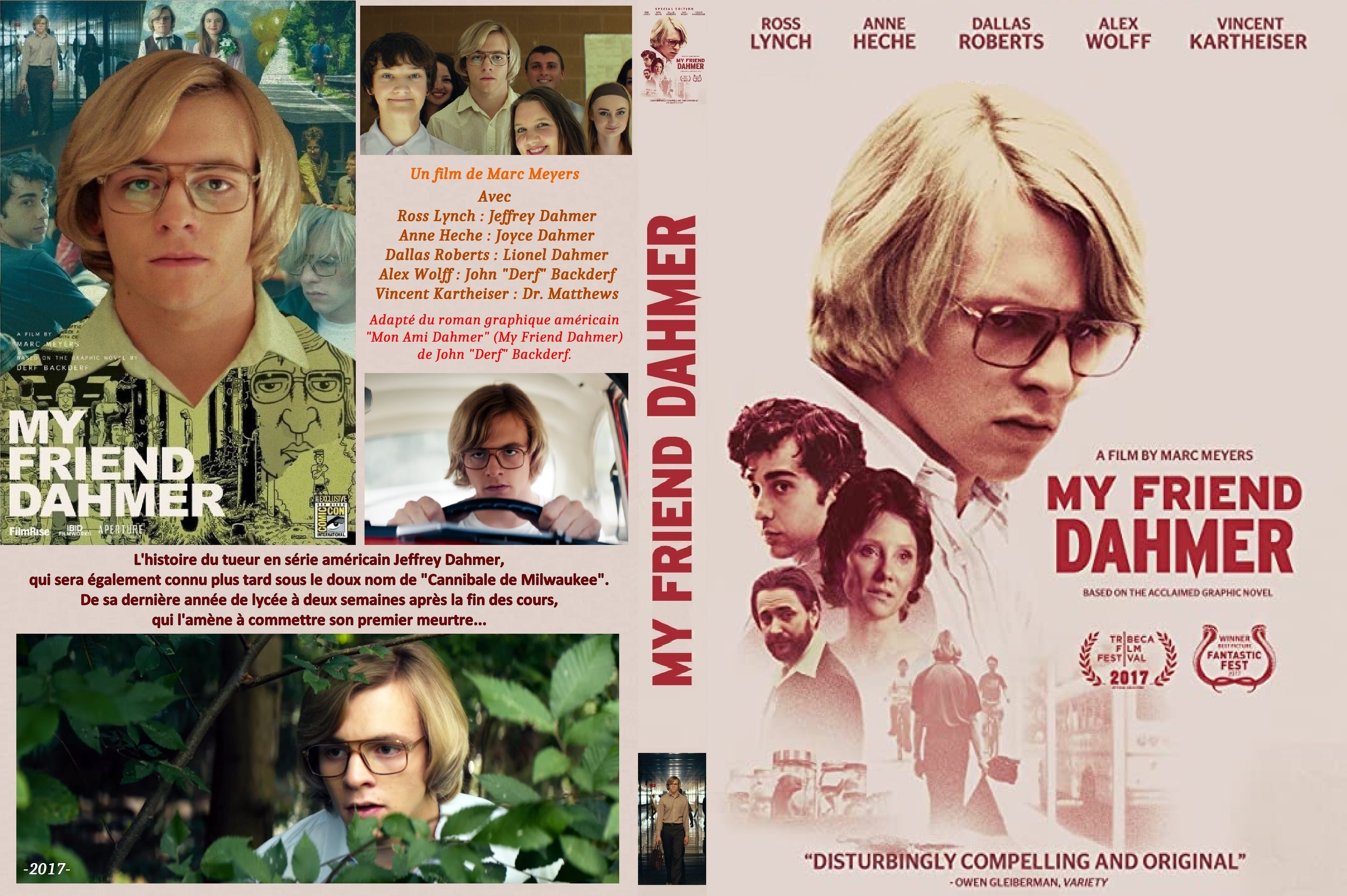 Jaquette DVD My Friend Dahmer custom