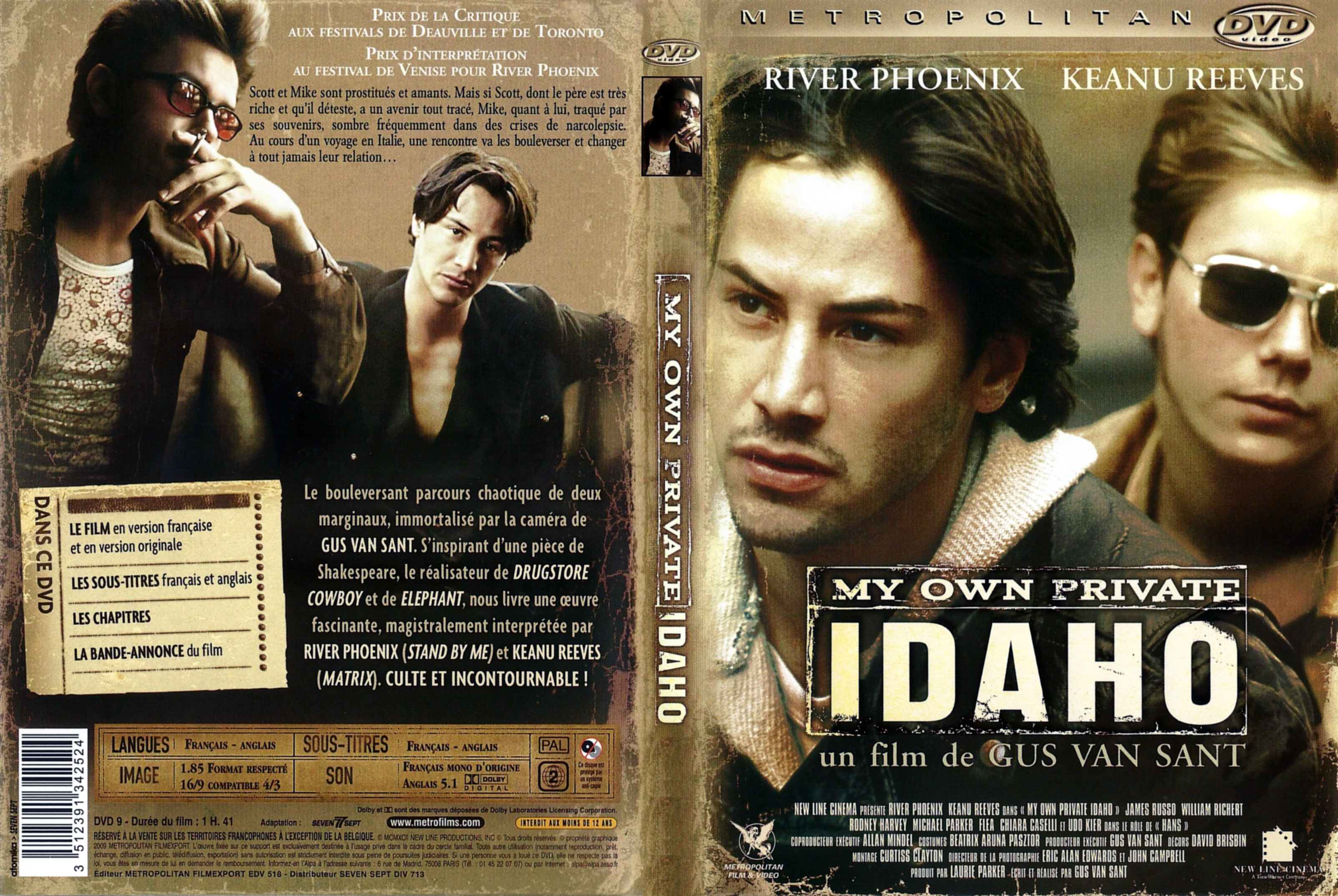 Jaquette DVD My Own Private Idaho