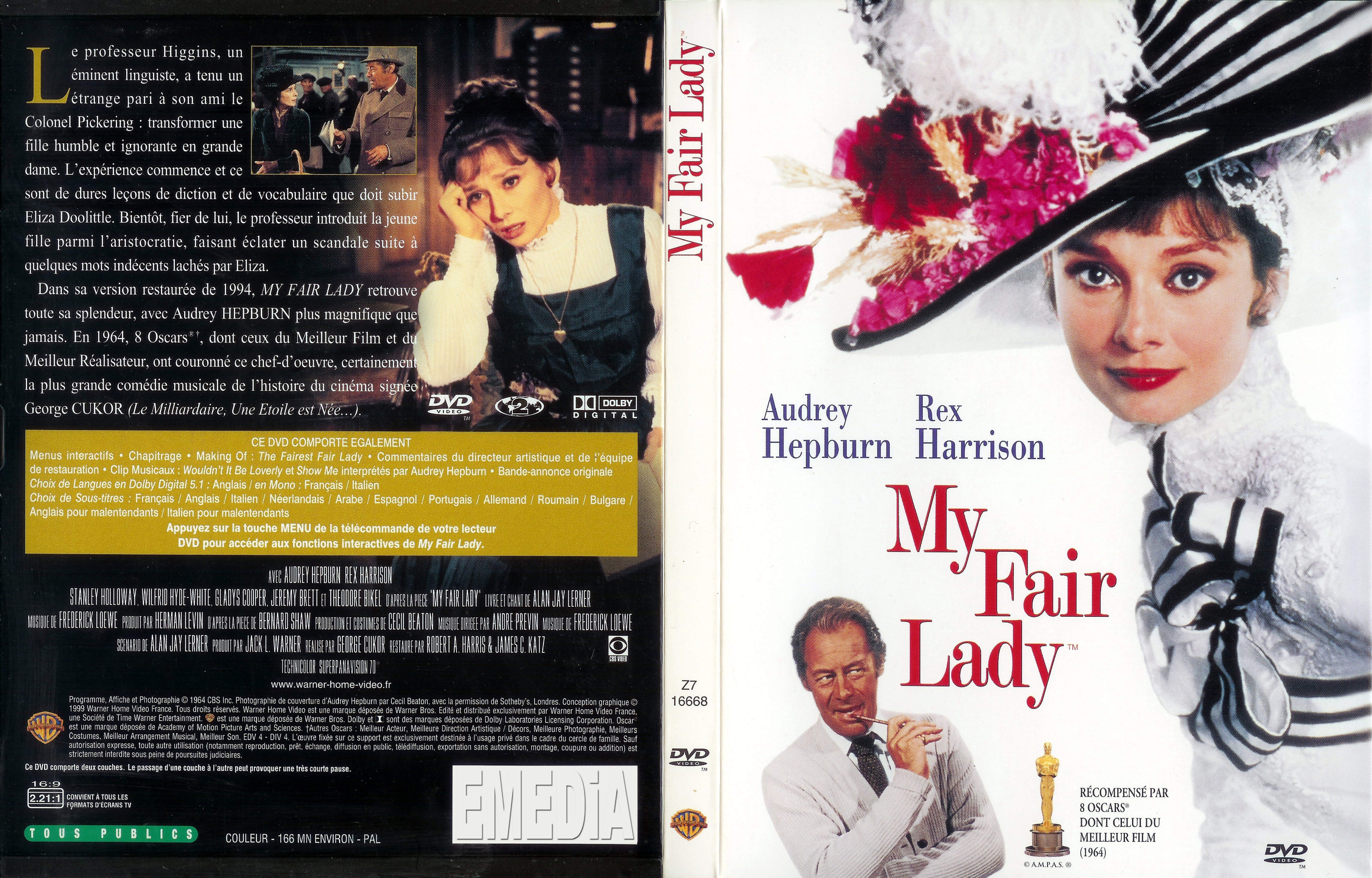 Jaquette DVD My fair lady