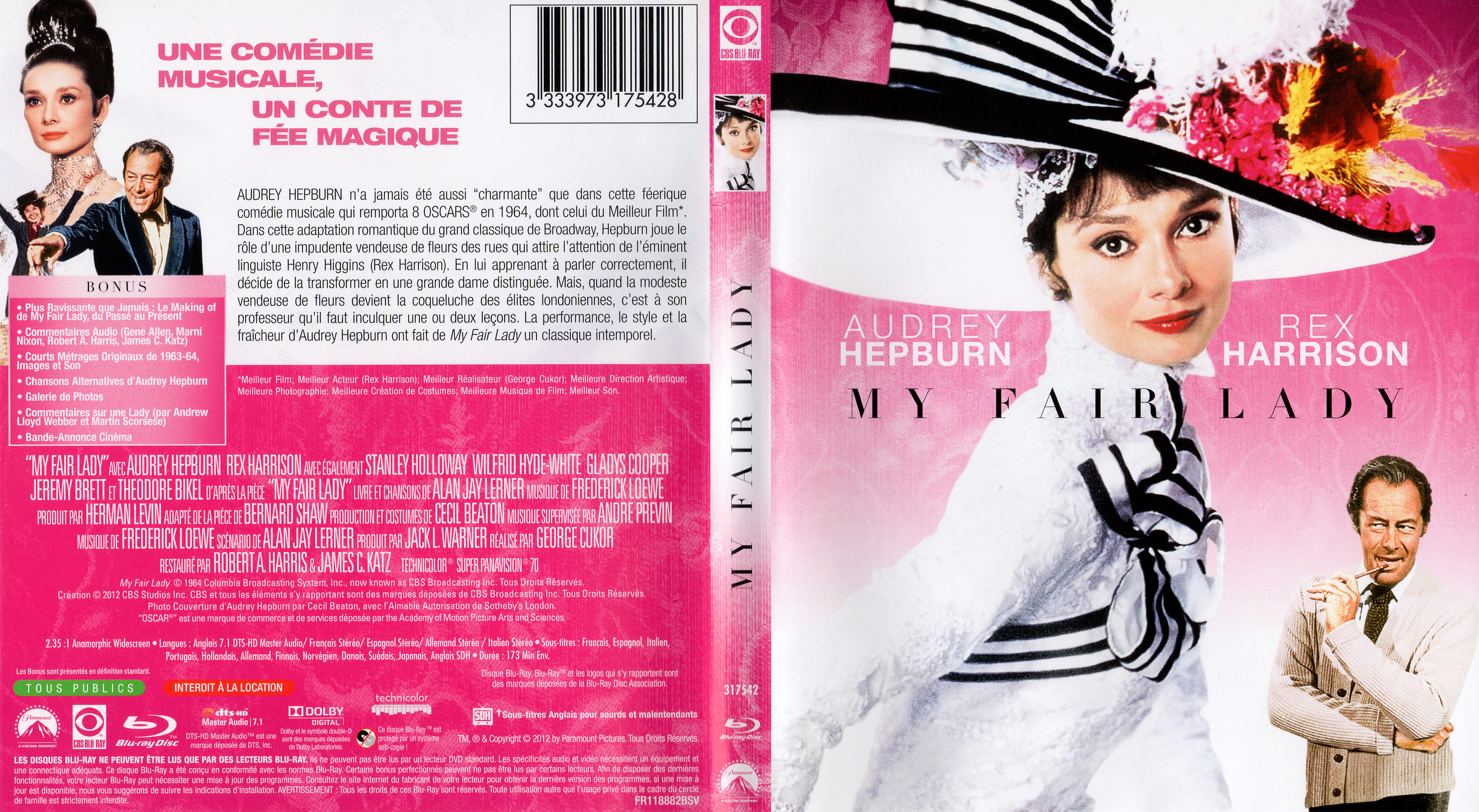 Jaquette DVD My fair lady (BLU-RAY)