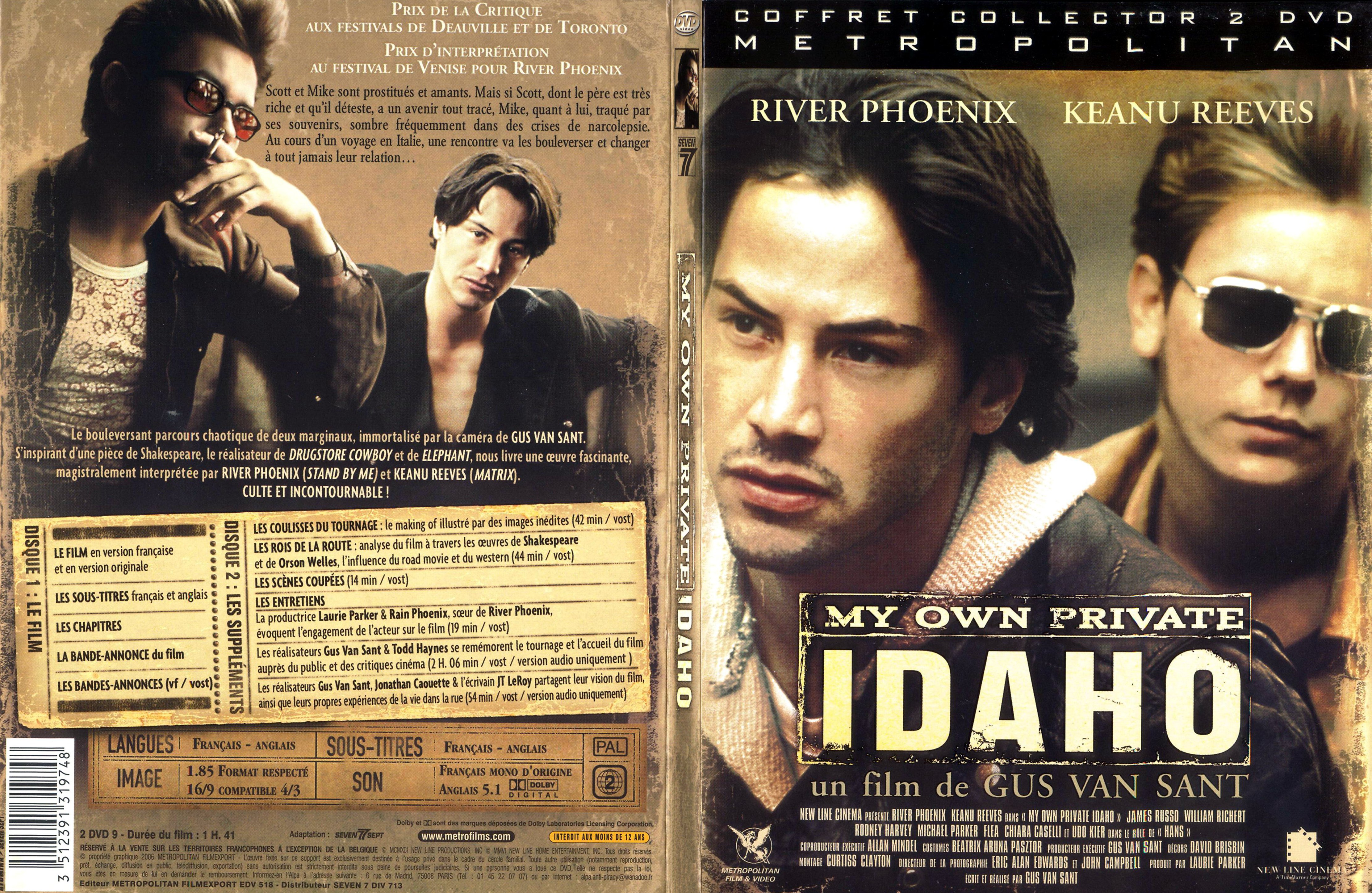 Jaquette DVD My own private Idaho - SLIM