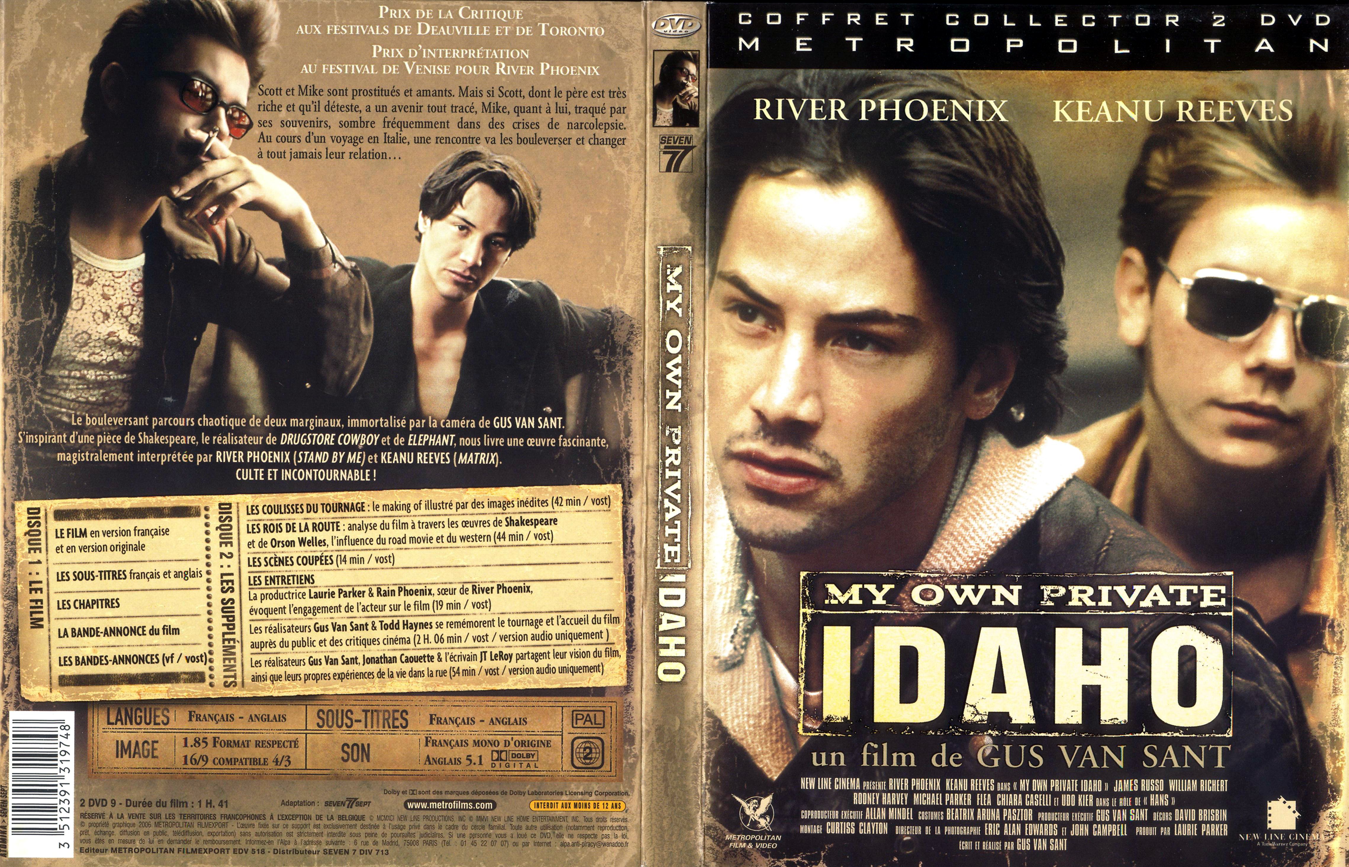 Jaquette DVD My own private Idaho v2