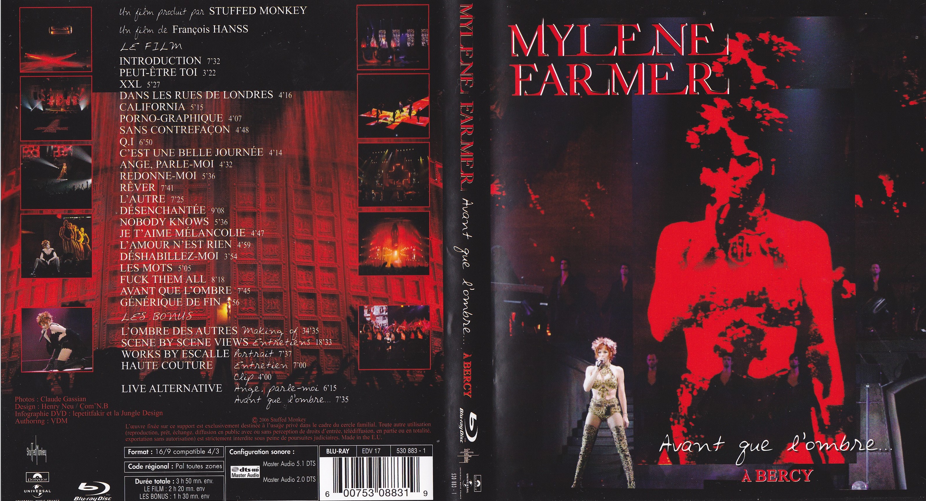 Jaquette DVD Mylene Farmer Avant que l