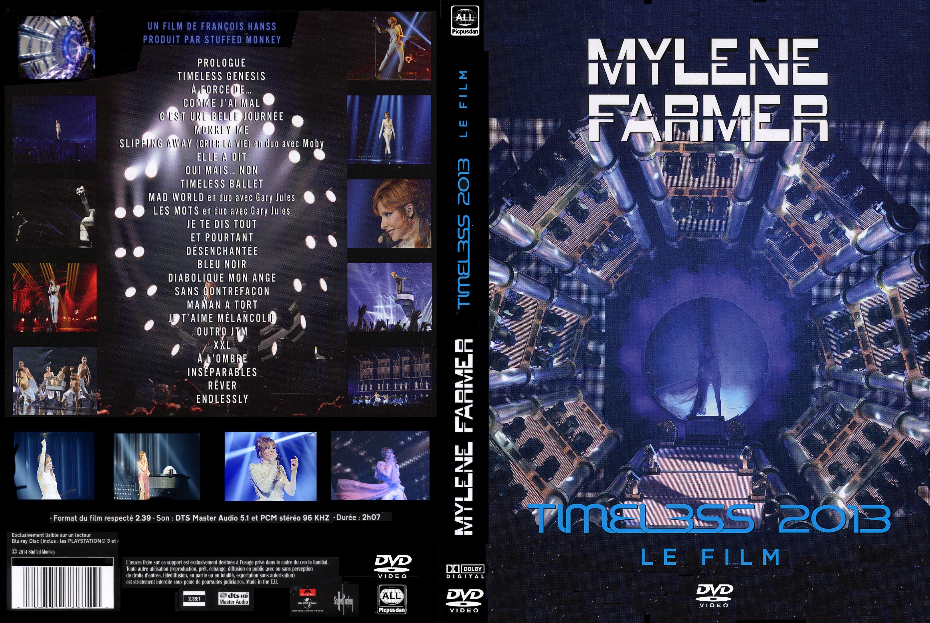 Jaquette DVD Mylene Farmer - Timeless custom
