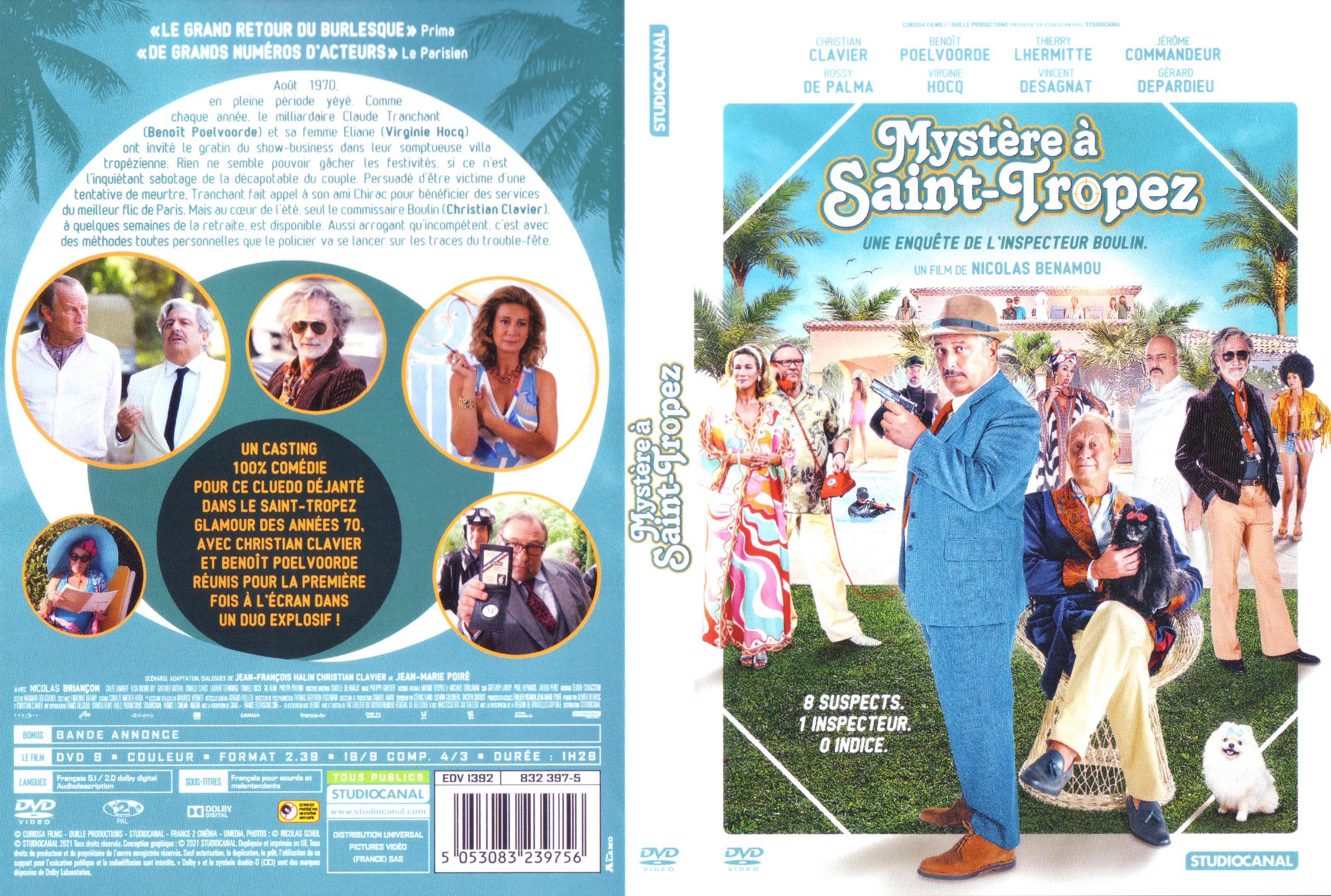 Jaquette DVD Mystre  Saint-Tropez