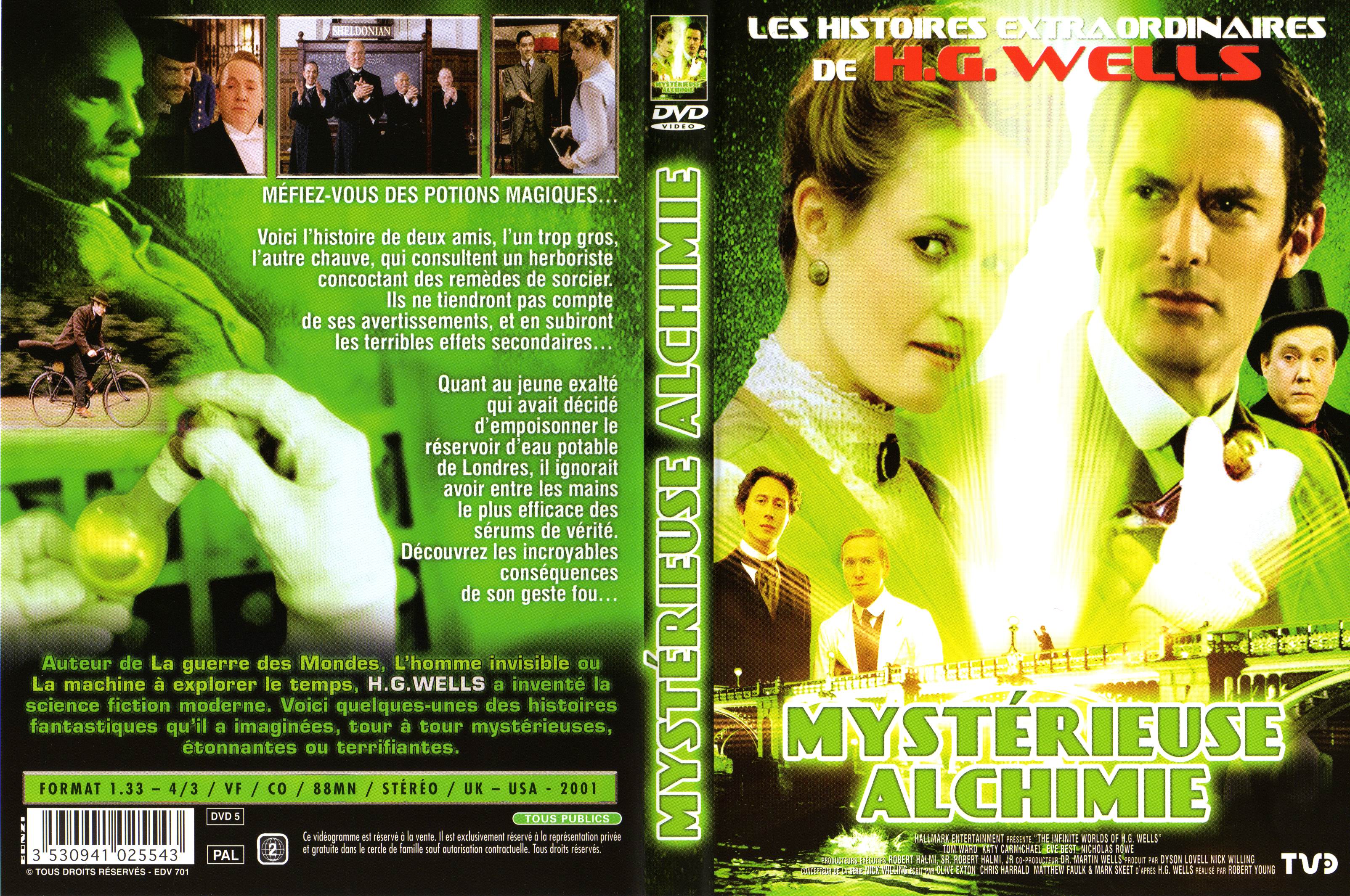 Jaquette DVD Mystrieuse alchimie