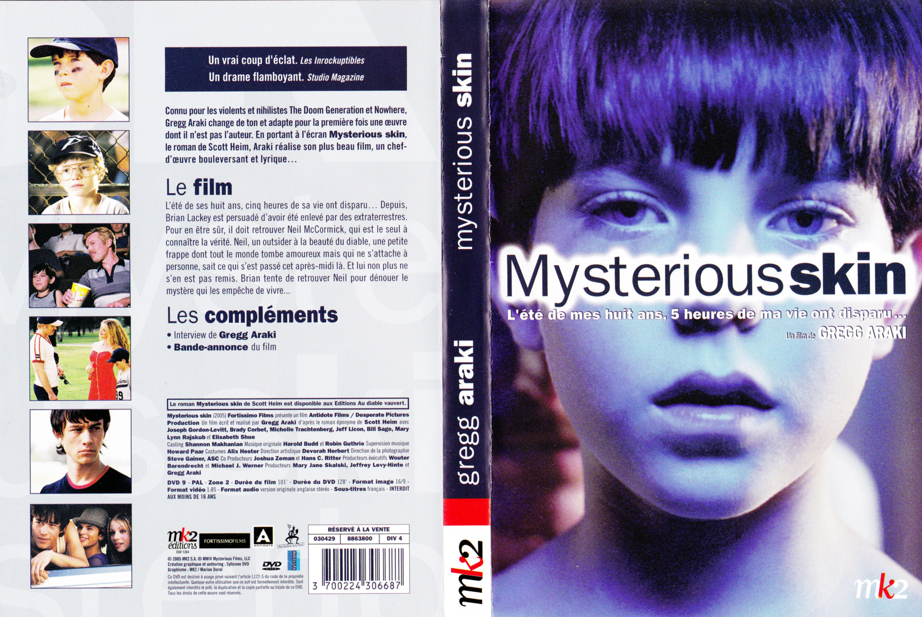 Jaquette DVD Mysterious Skin