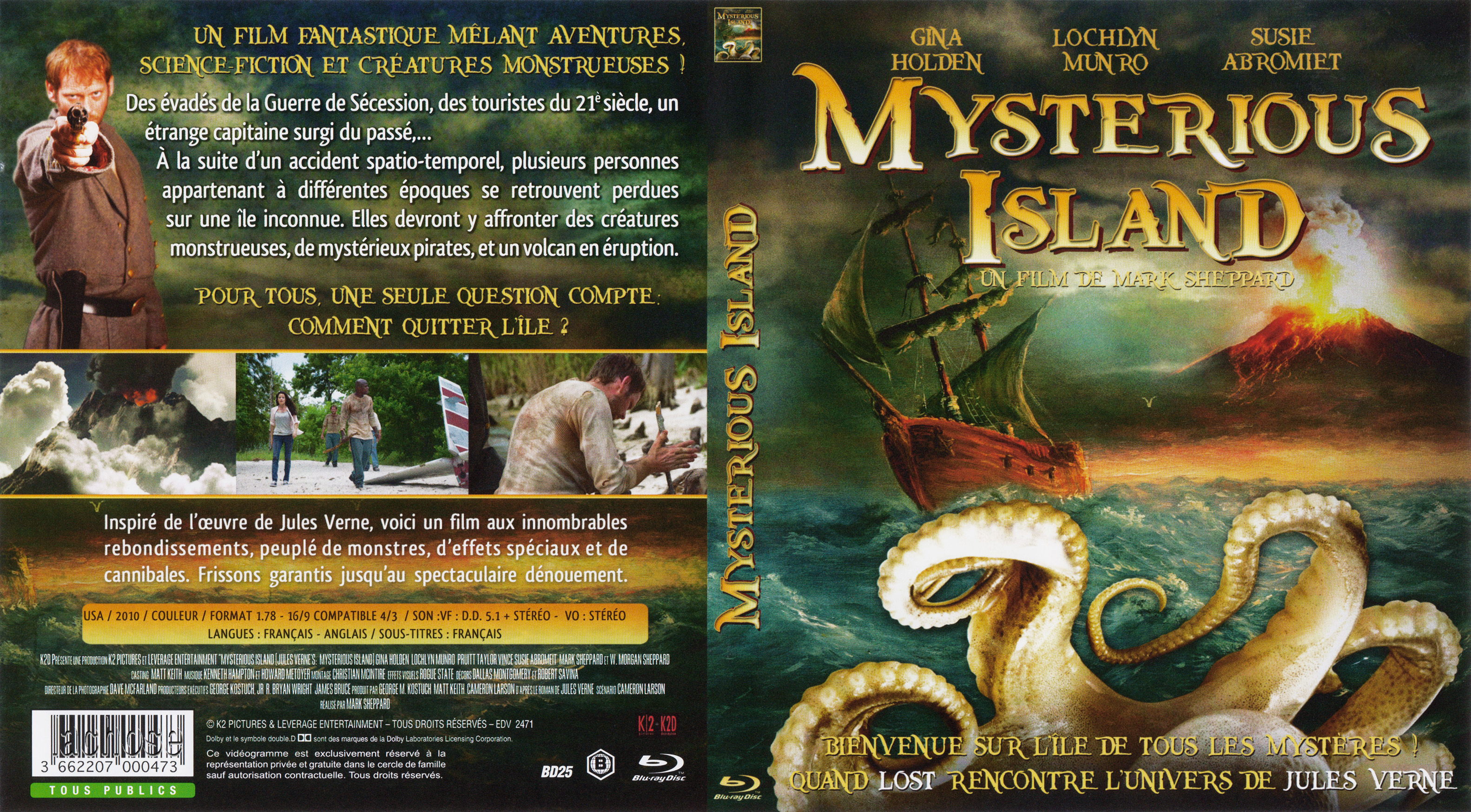 Jaquette DVD Mysterious island (BLU-RAY)