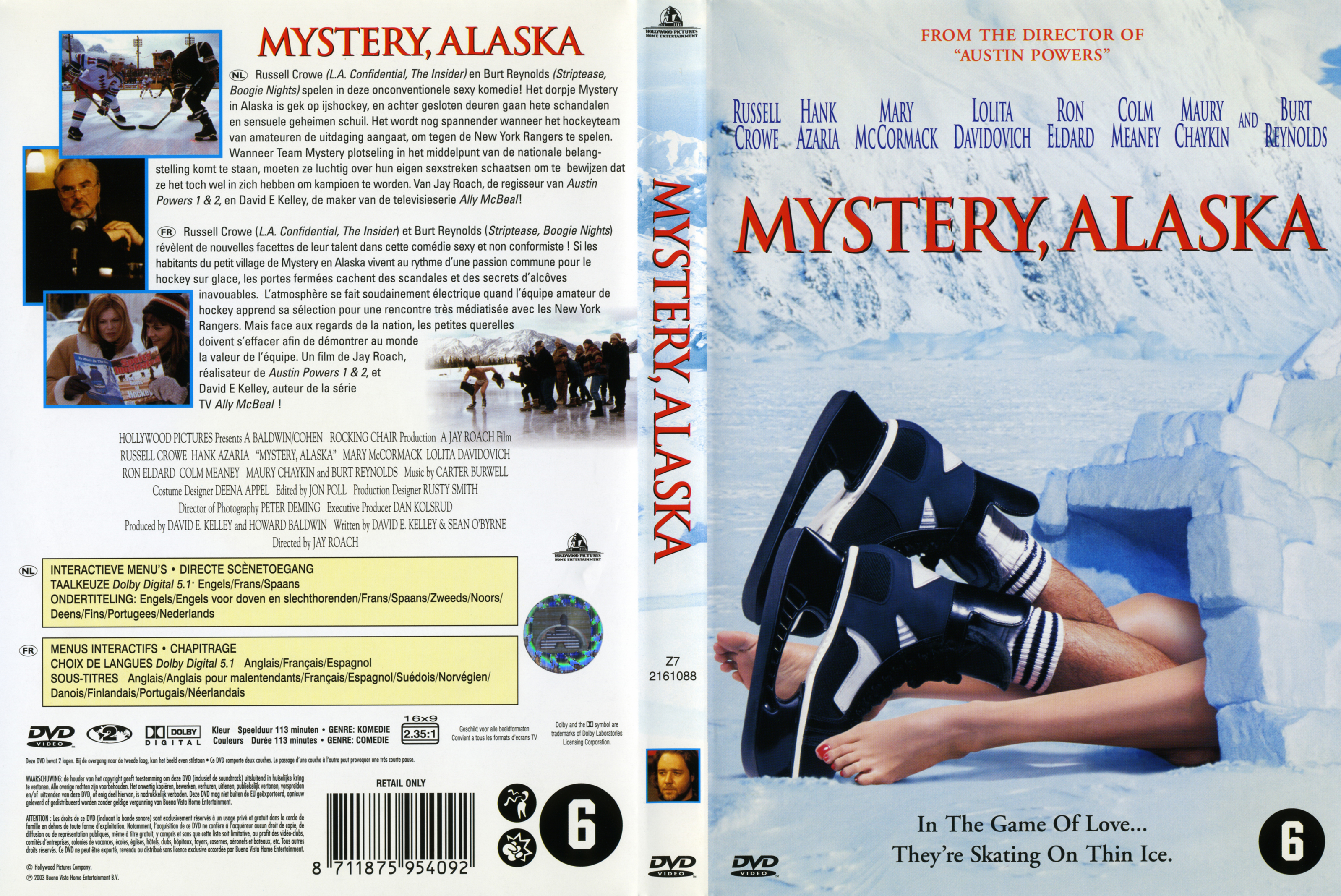 Jaquette DVD Mystery Alaska v2