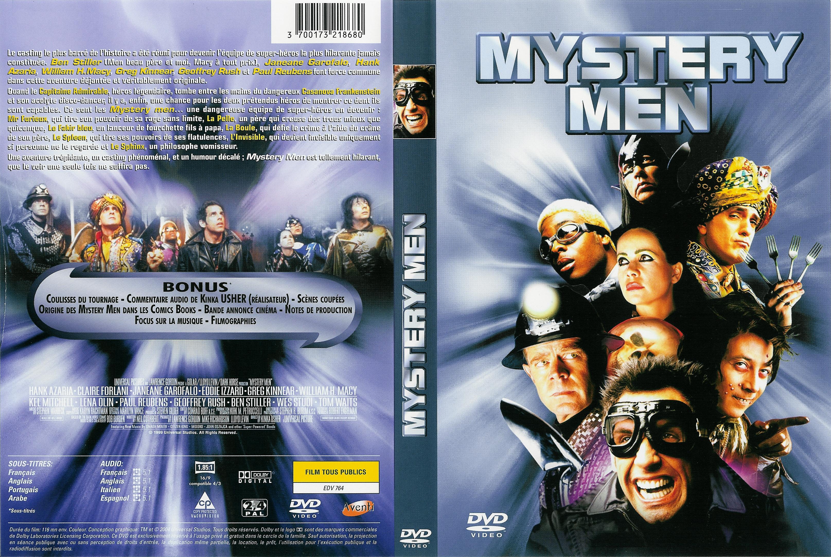 Jaquette DVD Mystery men
