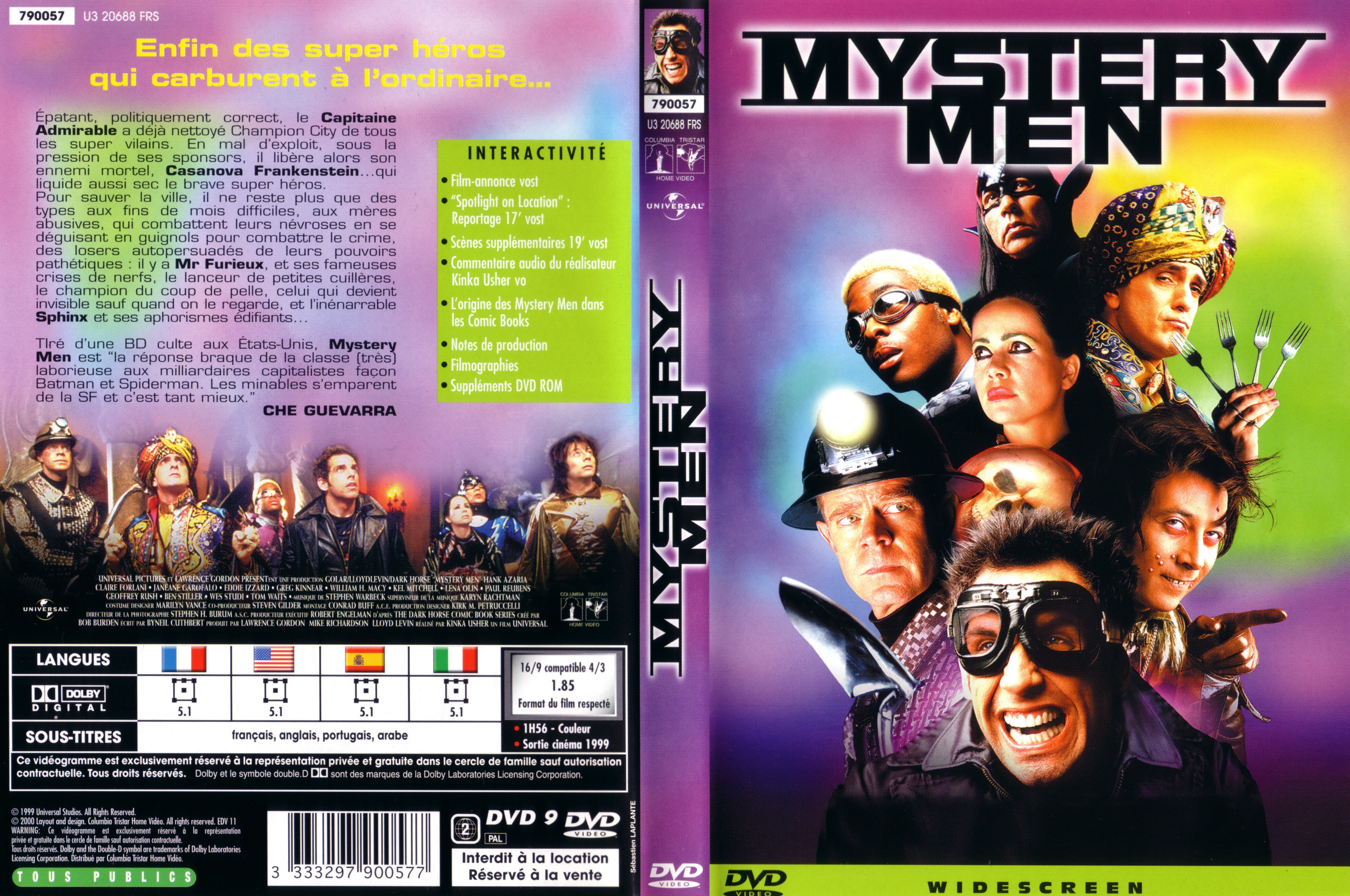 Jaquette DVD Mystery men v2