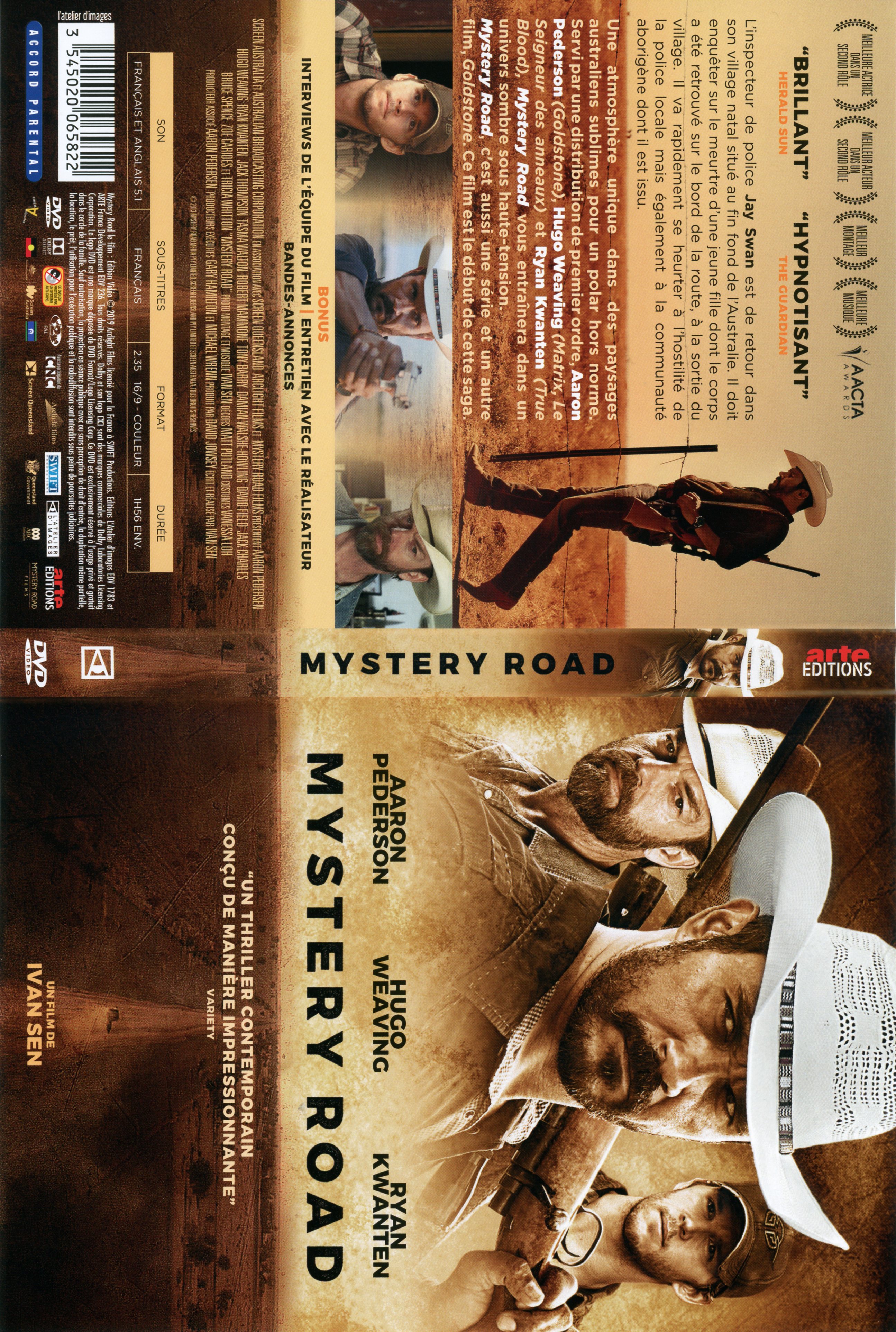 Jaquette DVD Mystery road