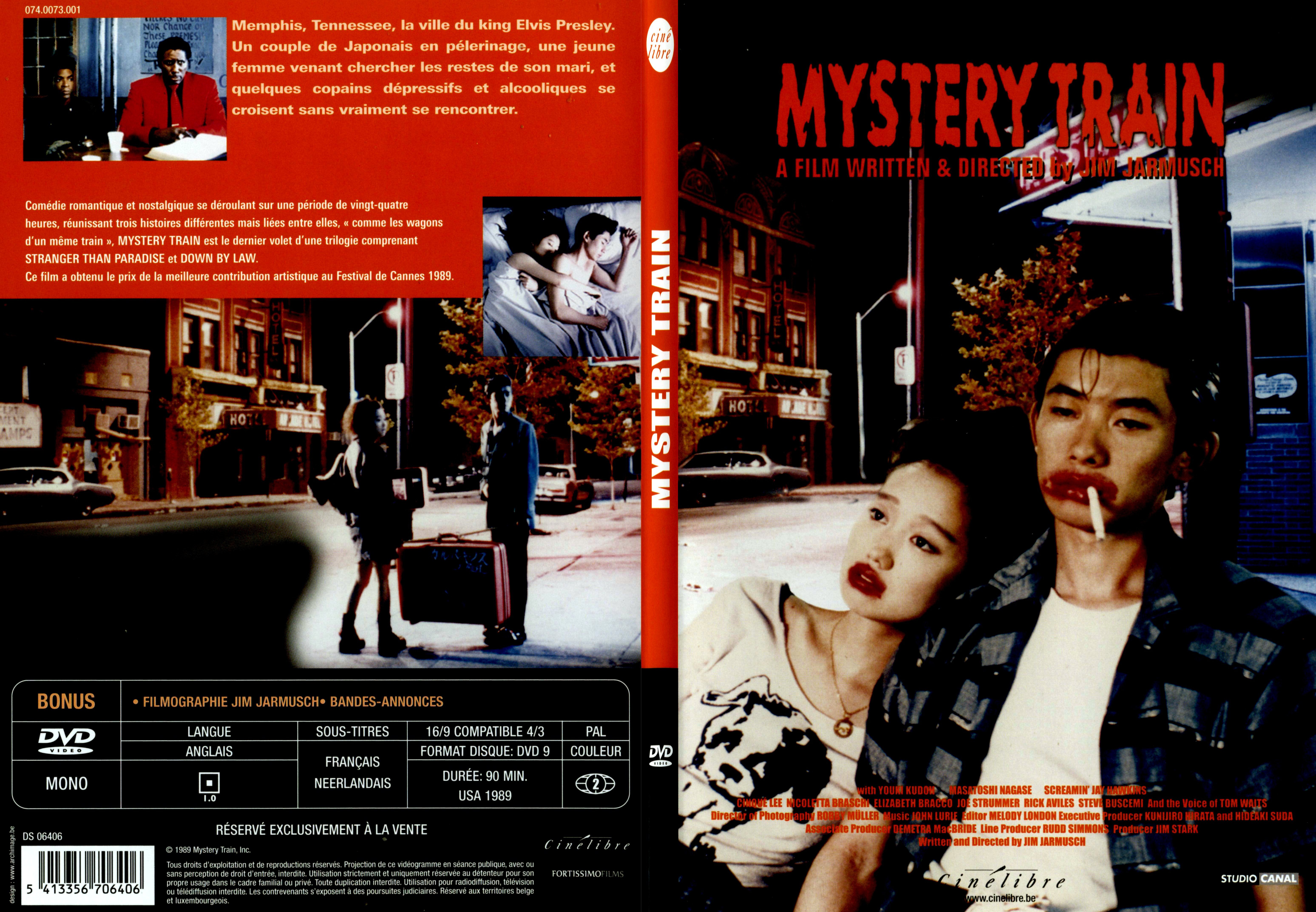 Jaquette DVD Mystery train - SLIM
