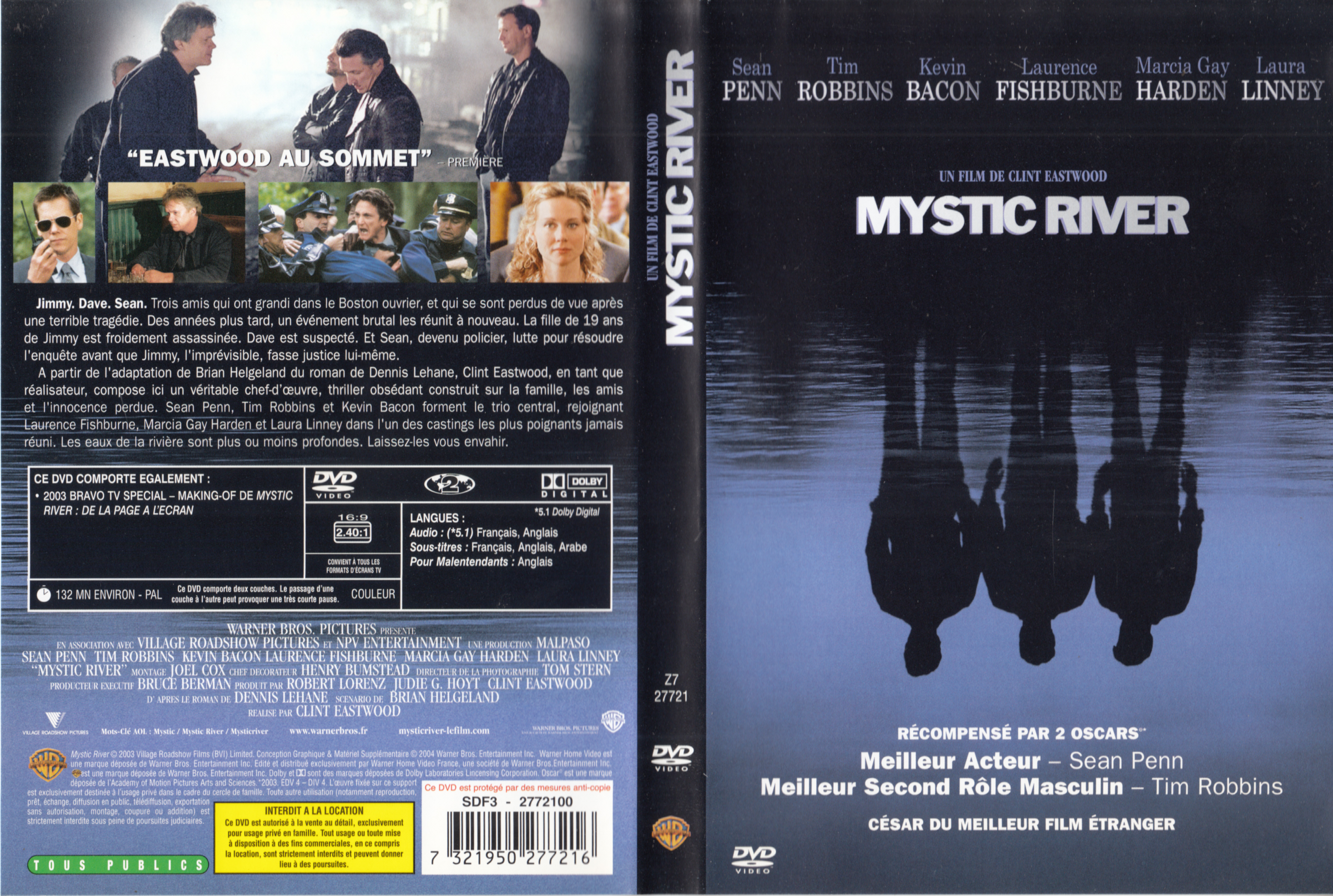 Jaquette DVD Mystic River v3