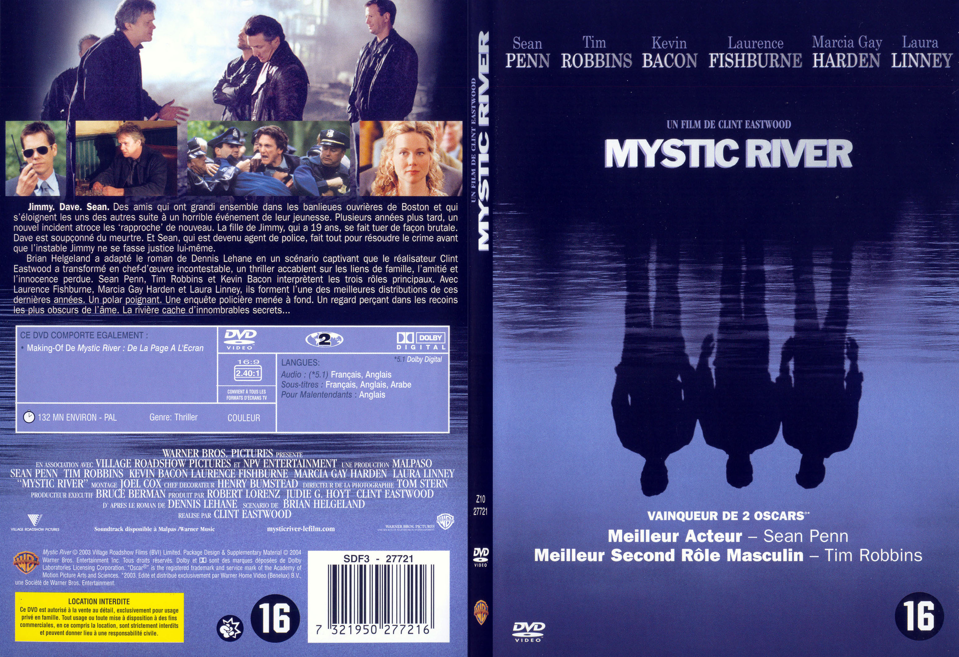 Jaquette DVD Mystic river - SLIM