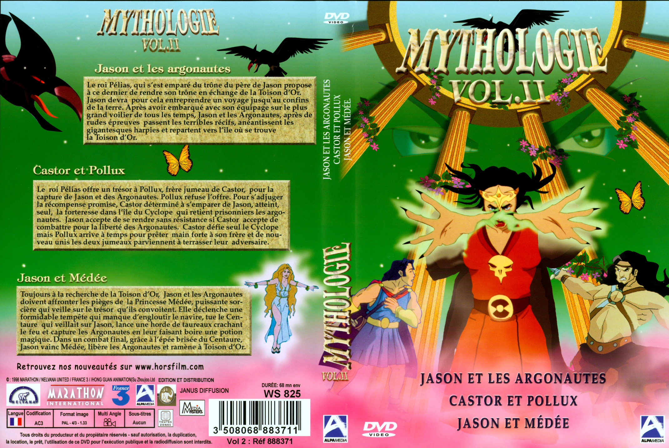 Jaquette DVD Mythologie Vol 02