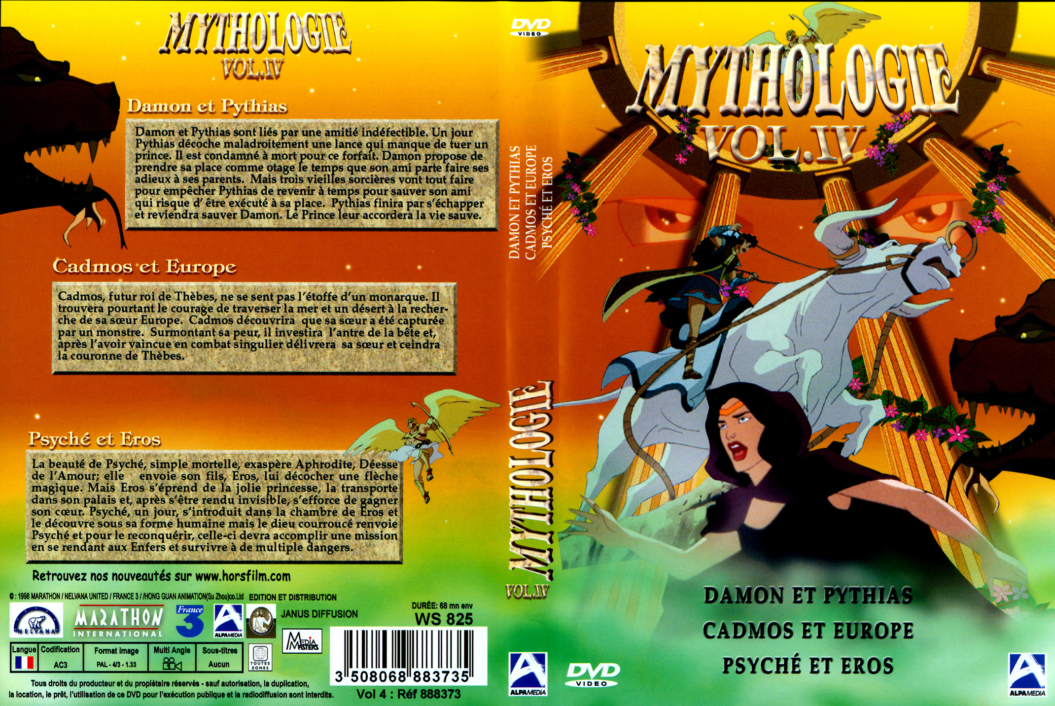 Jaquette DVD Mythologie Vol 04