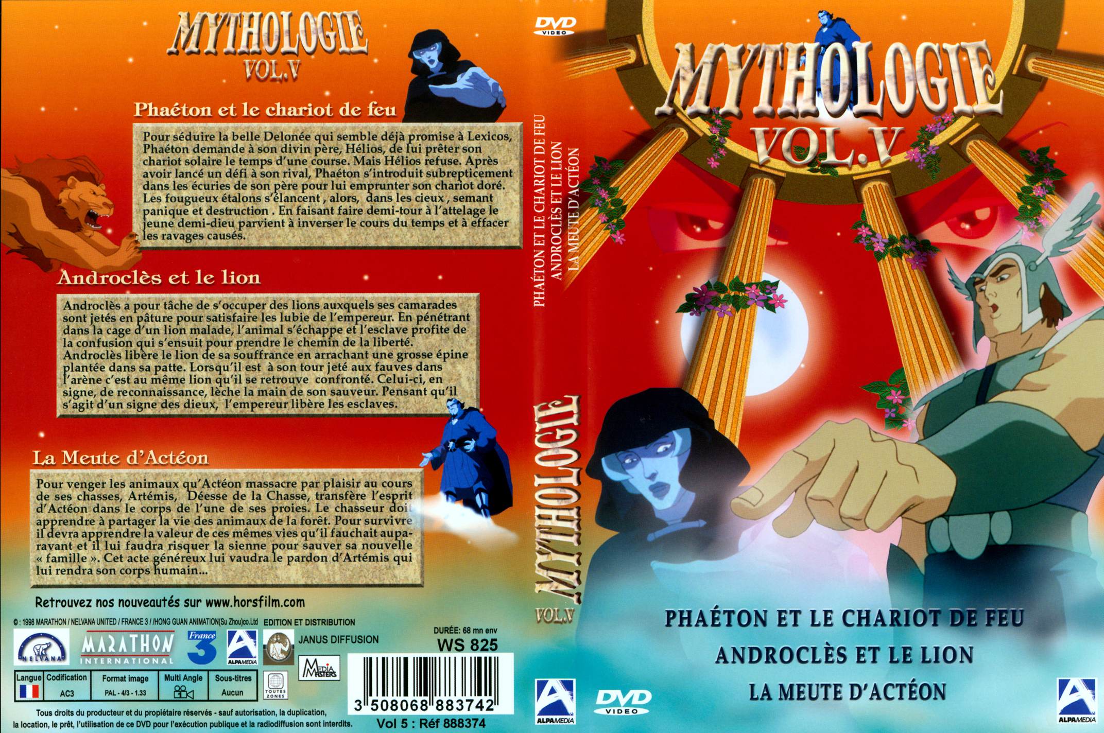 Jaquette DVD Mythologie Vol 05