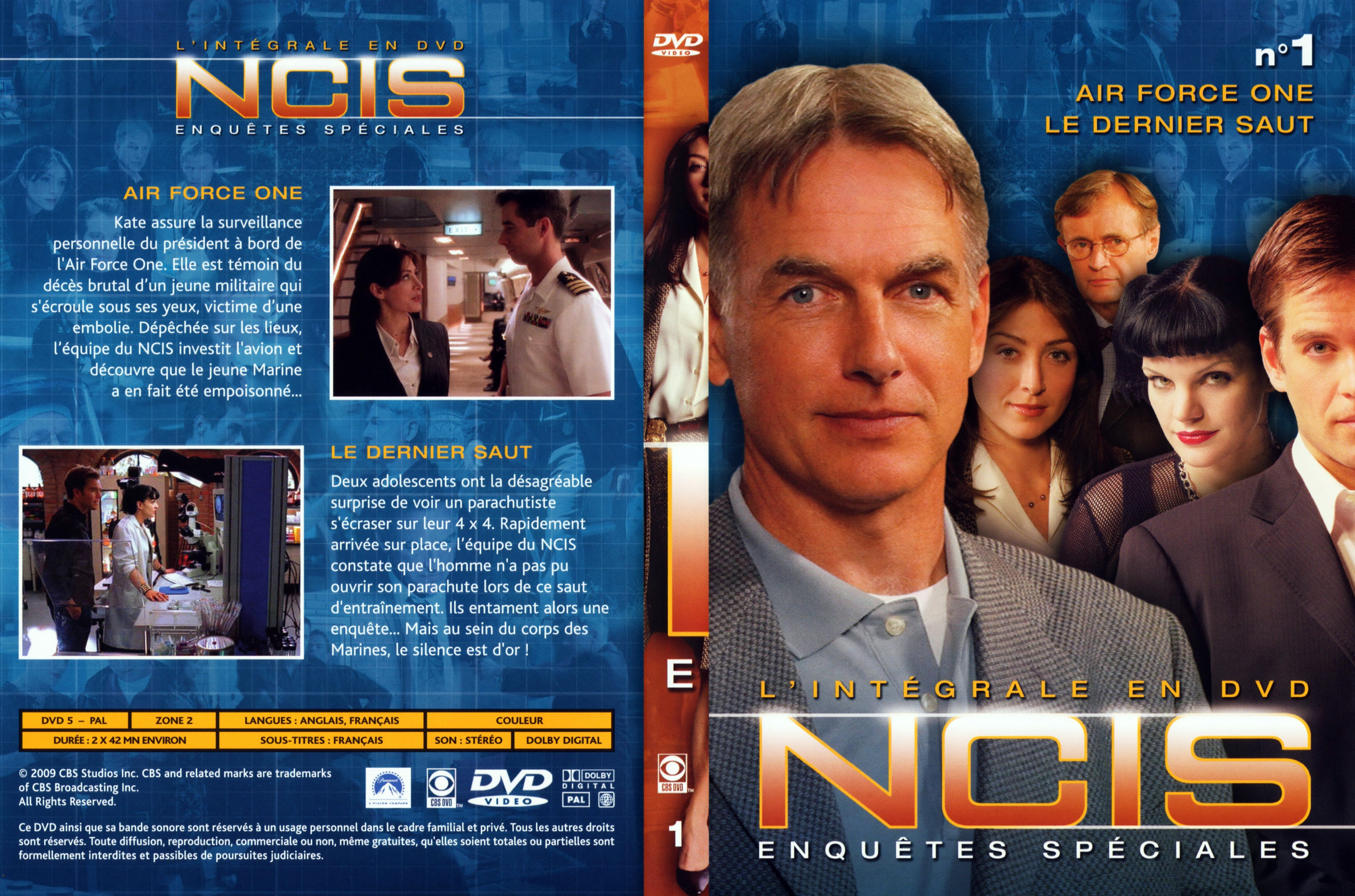 Jaquette DVD NCIS Integrale DVD 1