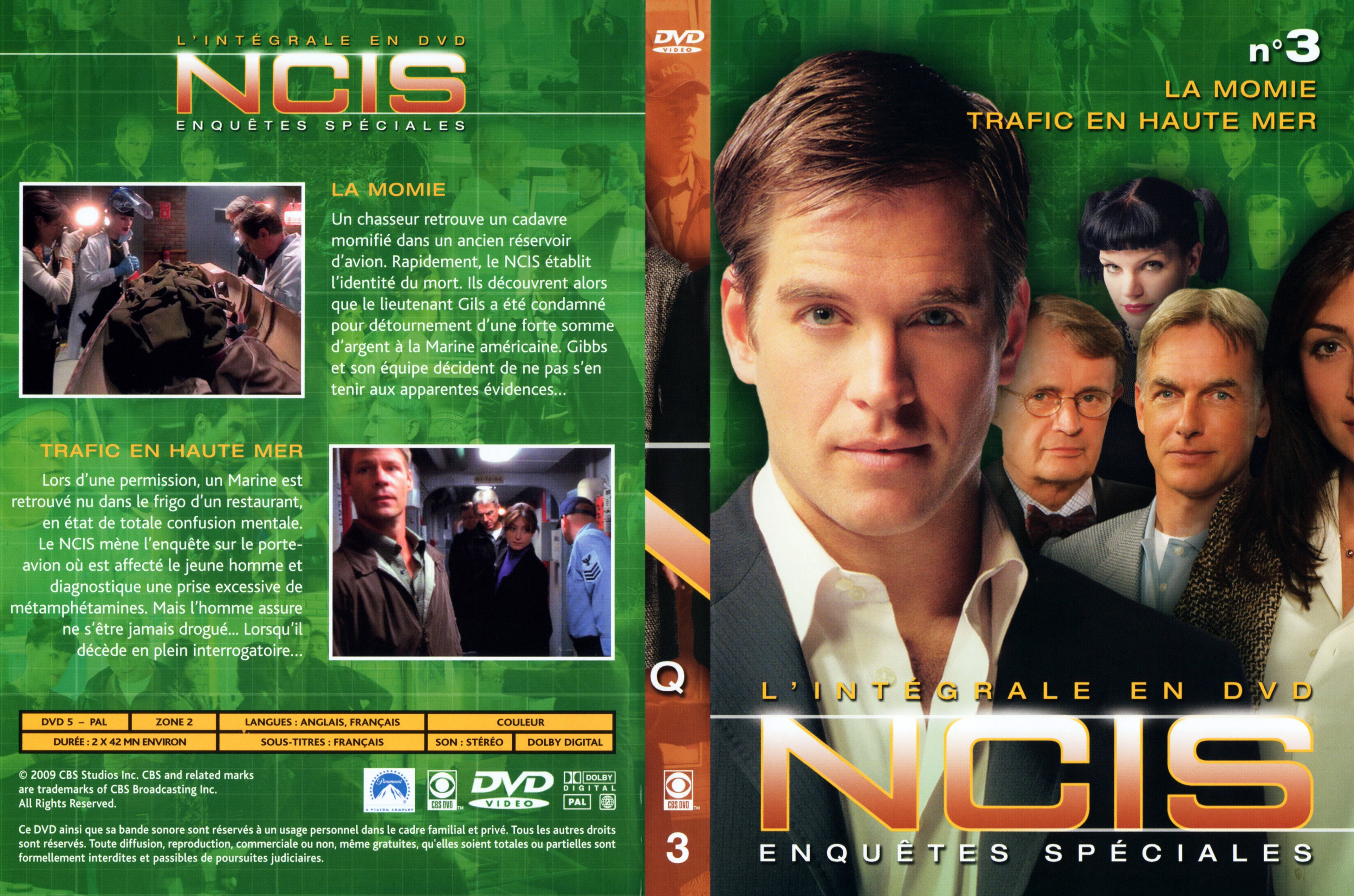 Jaquette DVD NCIS Integrale DVD 3