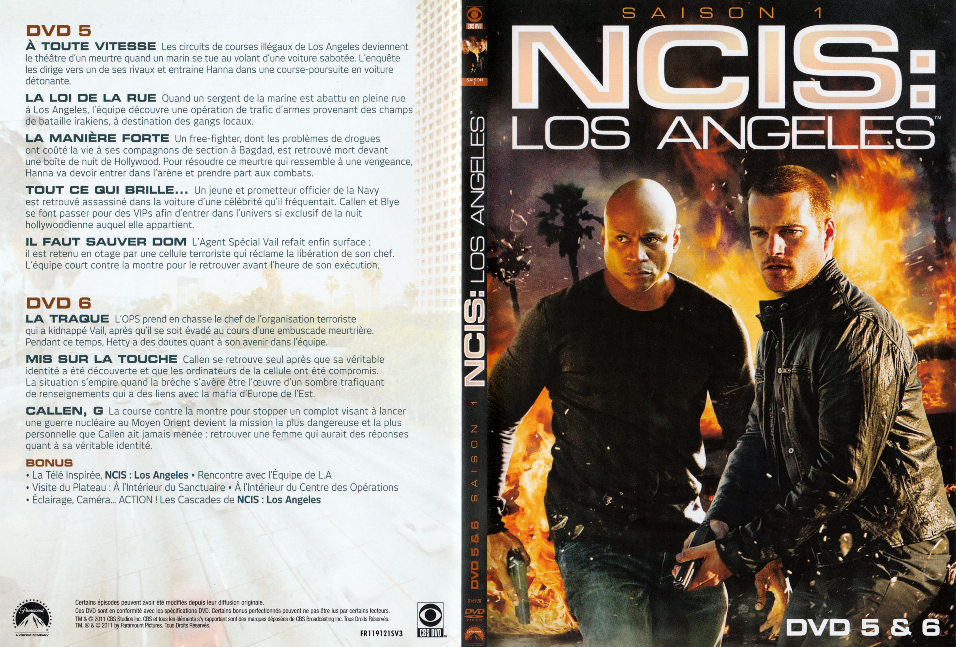 Jaquette DVD NCIS Los Angeles Saison 1 DVD 3