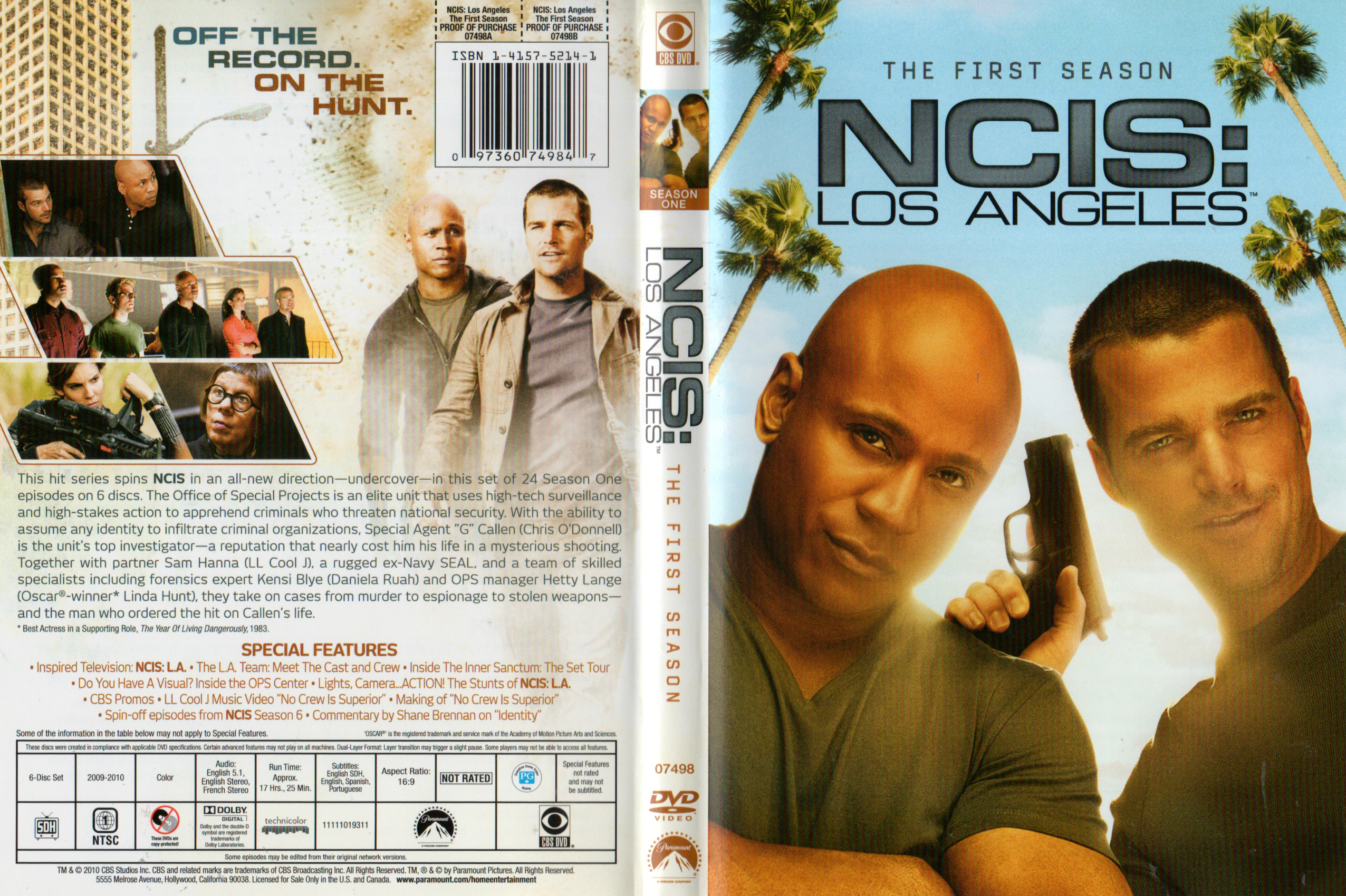 Jaquette DVD NCIS Los Angeles Saison 1 Zone 1